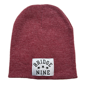 Bridge Nine cuffless Beanie (Burgundy)