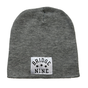 Bridge Nine cuffless Beanie (Heather Gray)