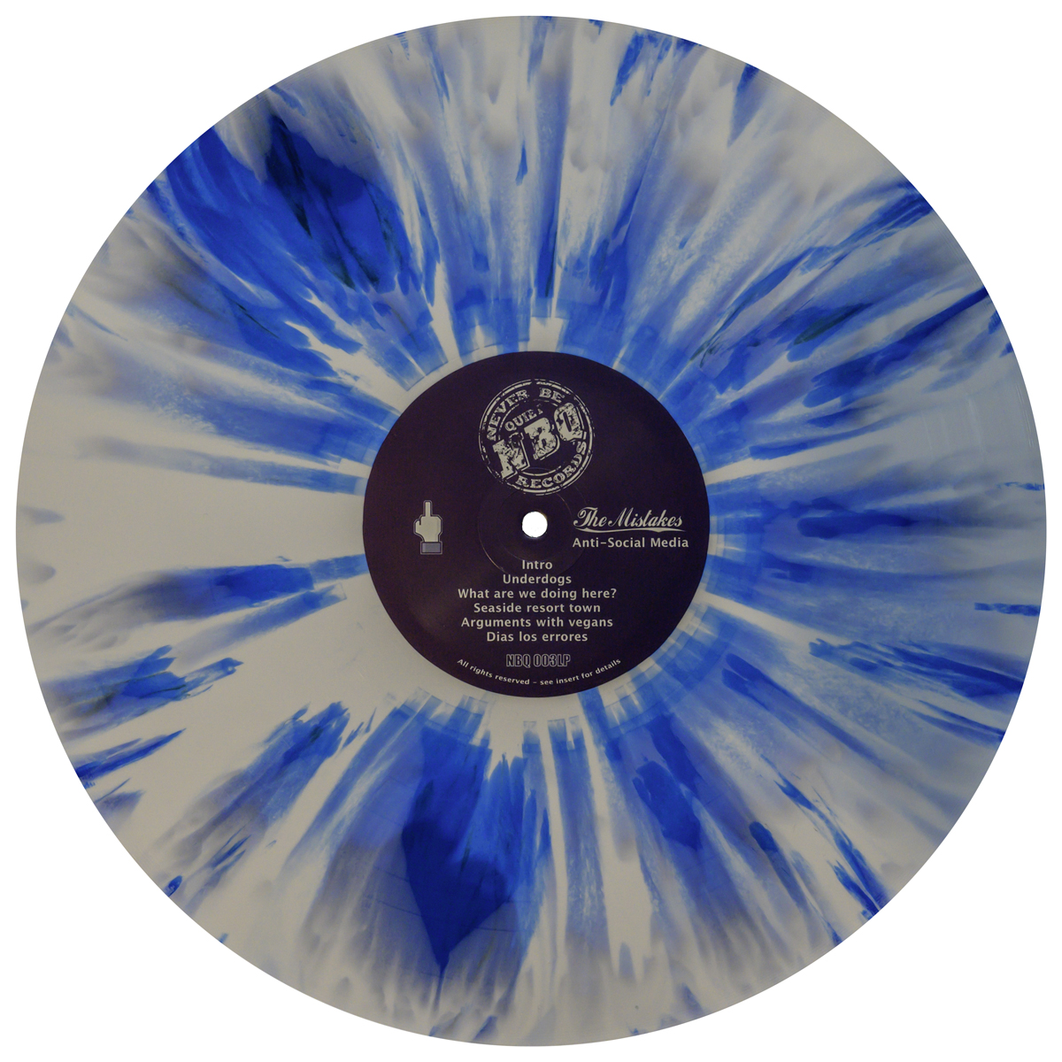 NBQ 003LP The Mistakes - Anti-Social Media (Vinyl LP)