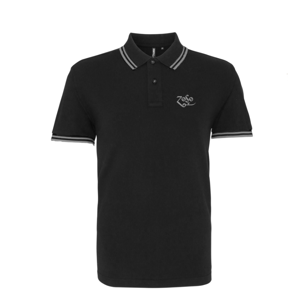 Zoso Polo (Charcoal & Grey)