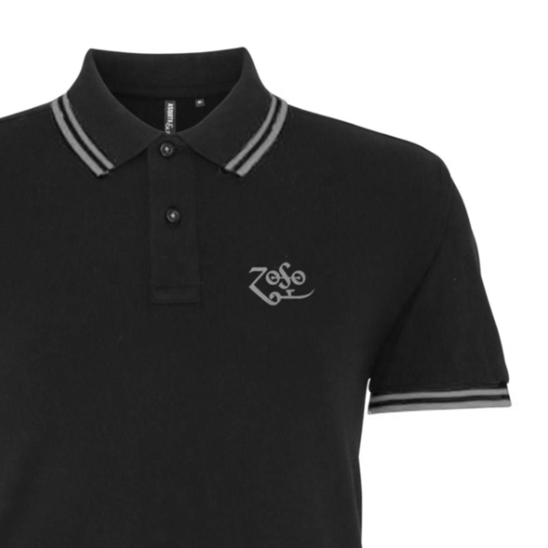 Zoso Polo (Charcoal & Grey)