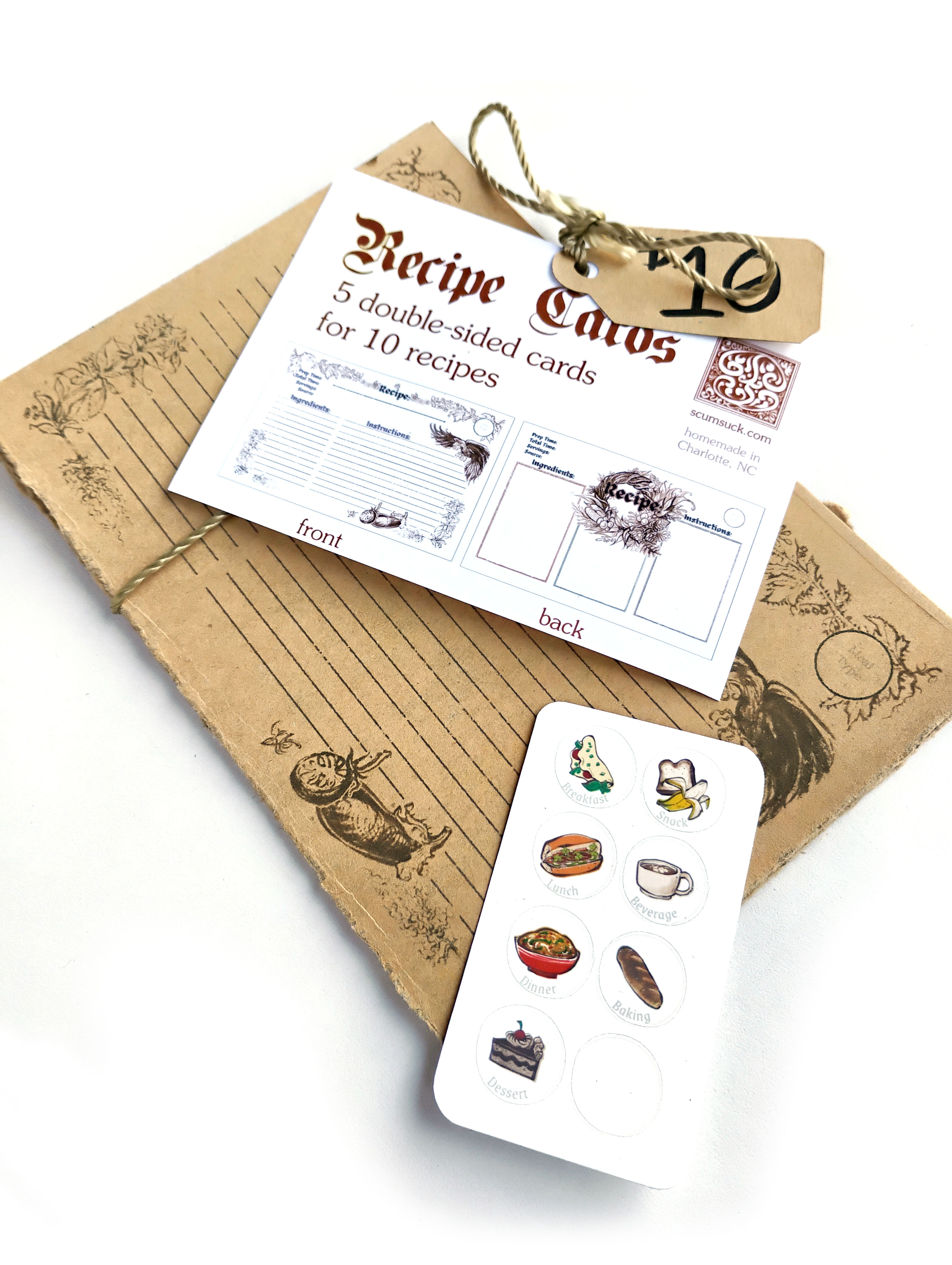 Recipe Cards: Medieval Prints