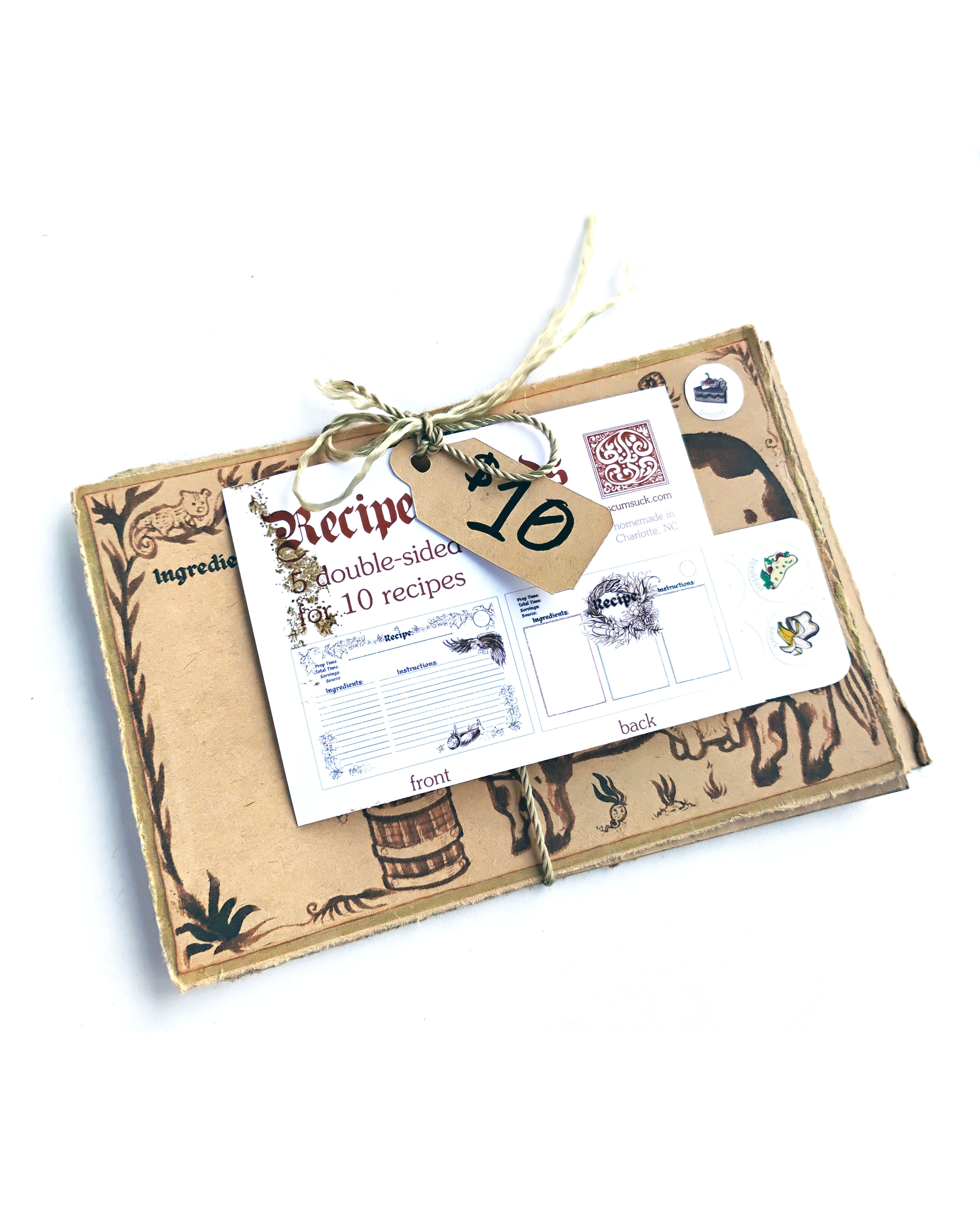 Recipe Cards: Medieval Prints
