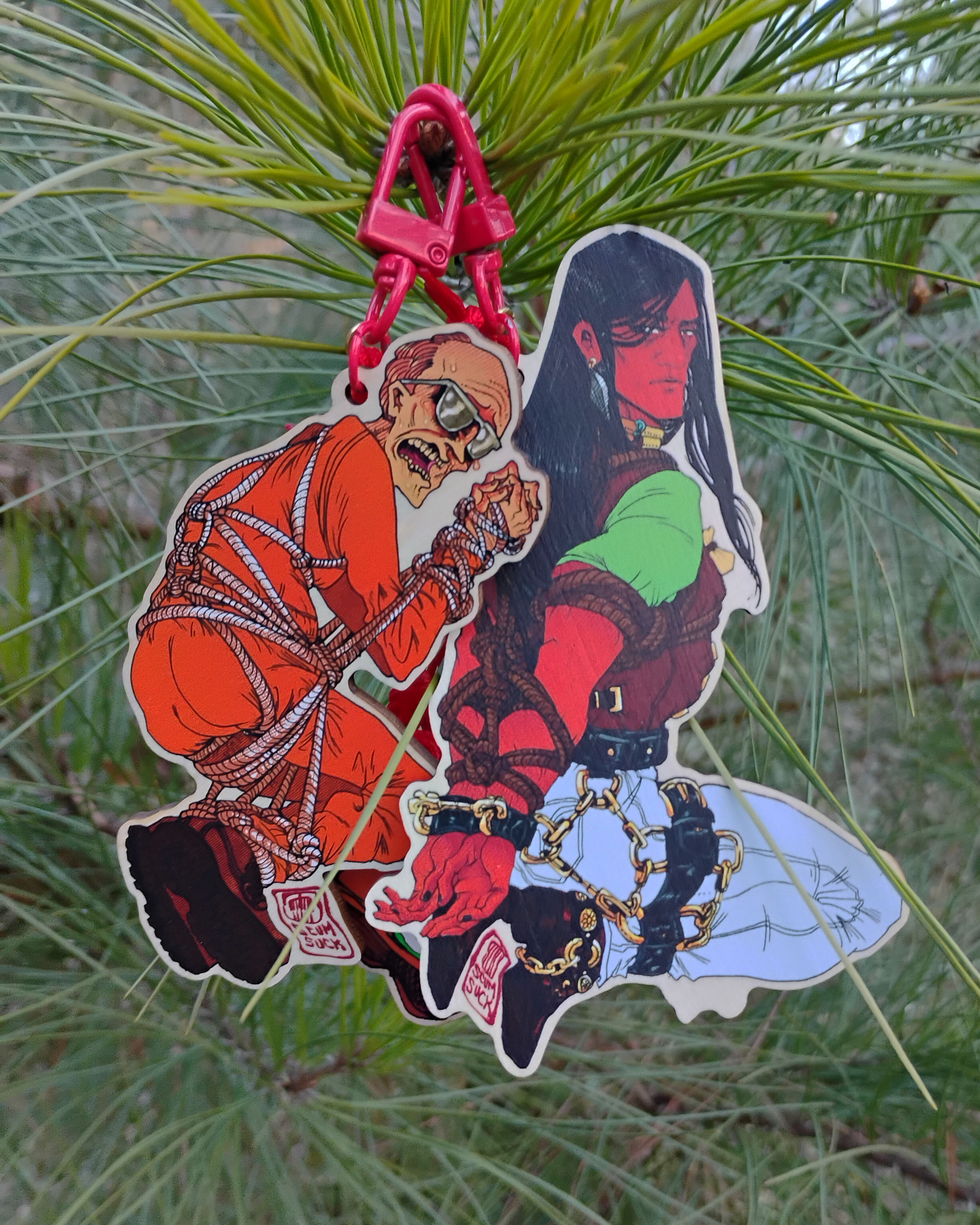 Kinbaku Keychains: Brock + Rusty, Dale + John