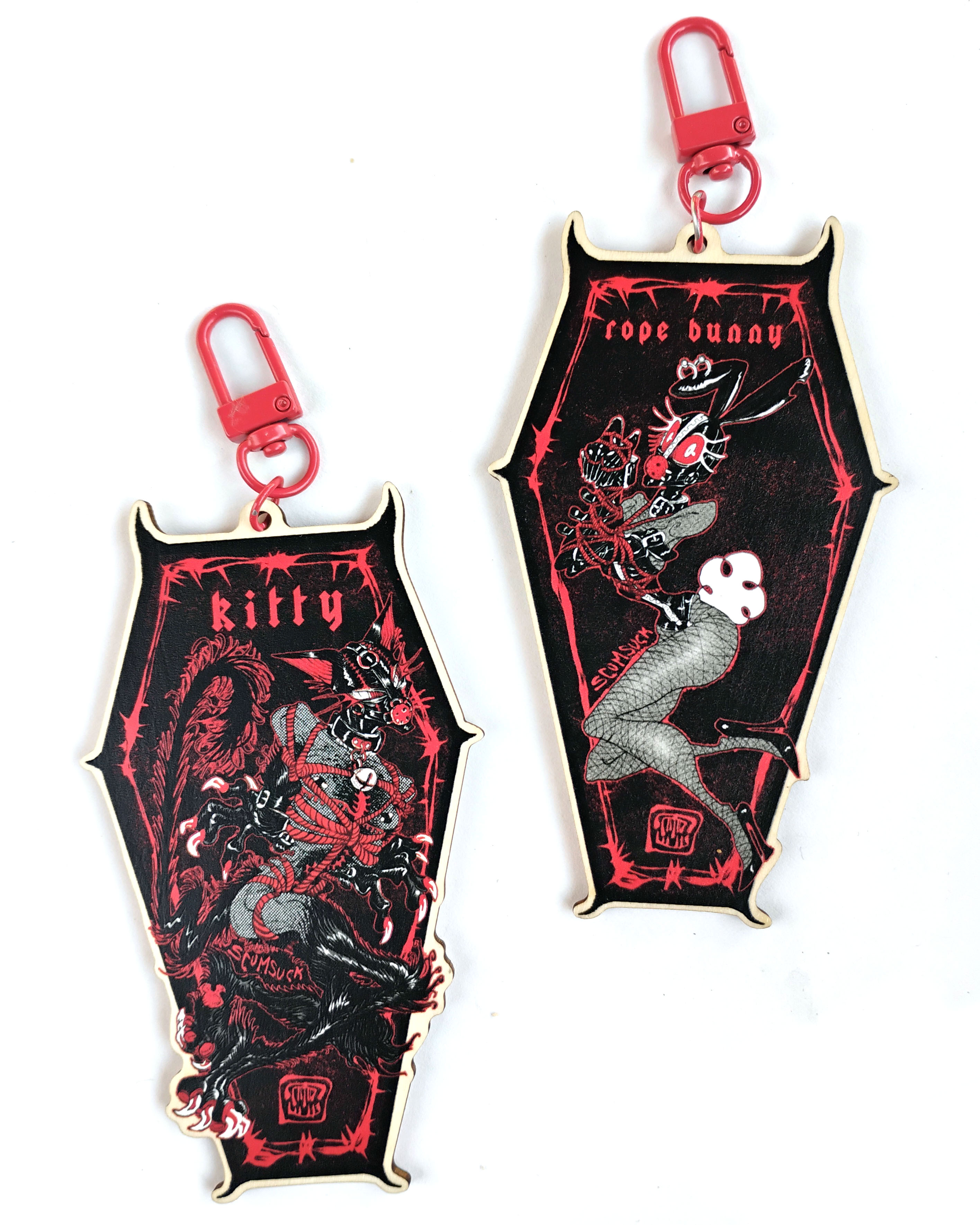 Charms: Rope Bunny + Kitty