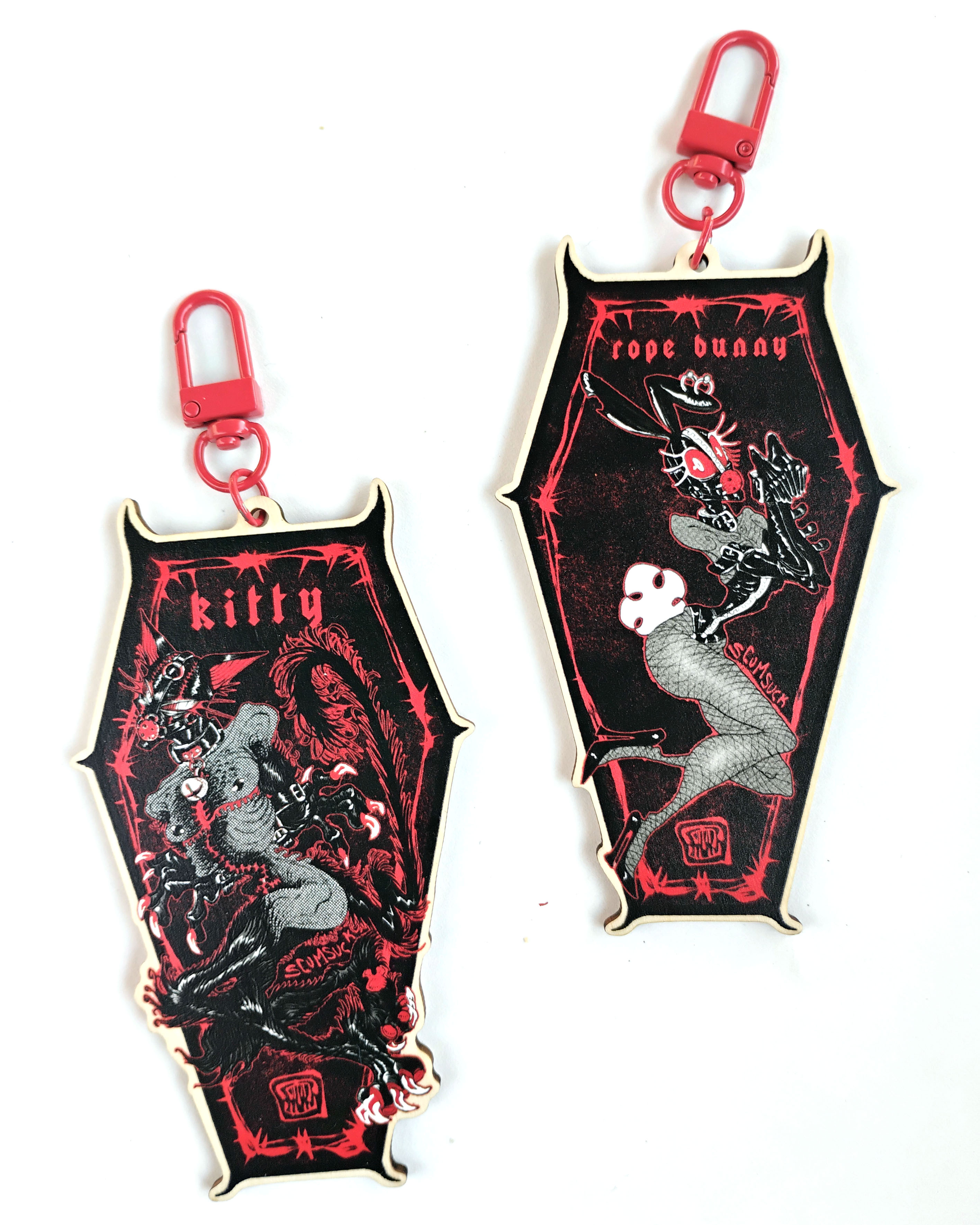 Charms: Rope Bunny + Kitty