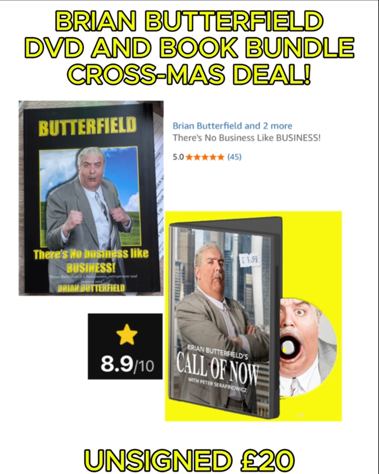 BRIAN BUTTERFIELD BHRISTMAS BUNDLE UNSIGNED