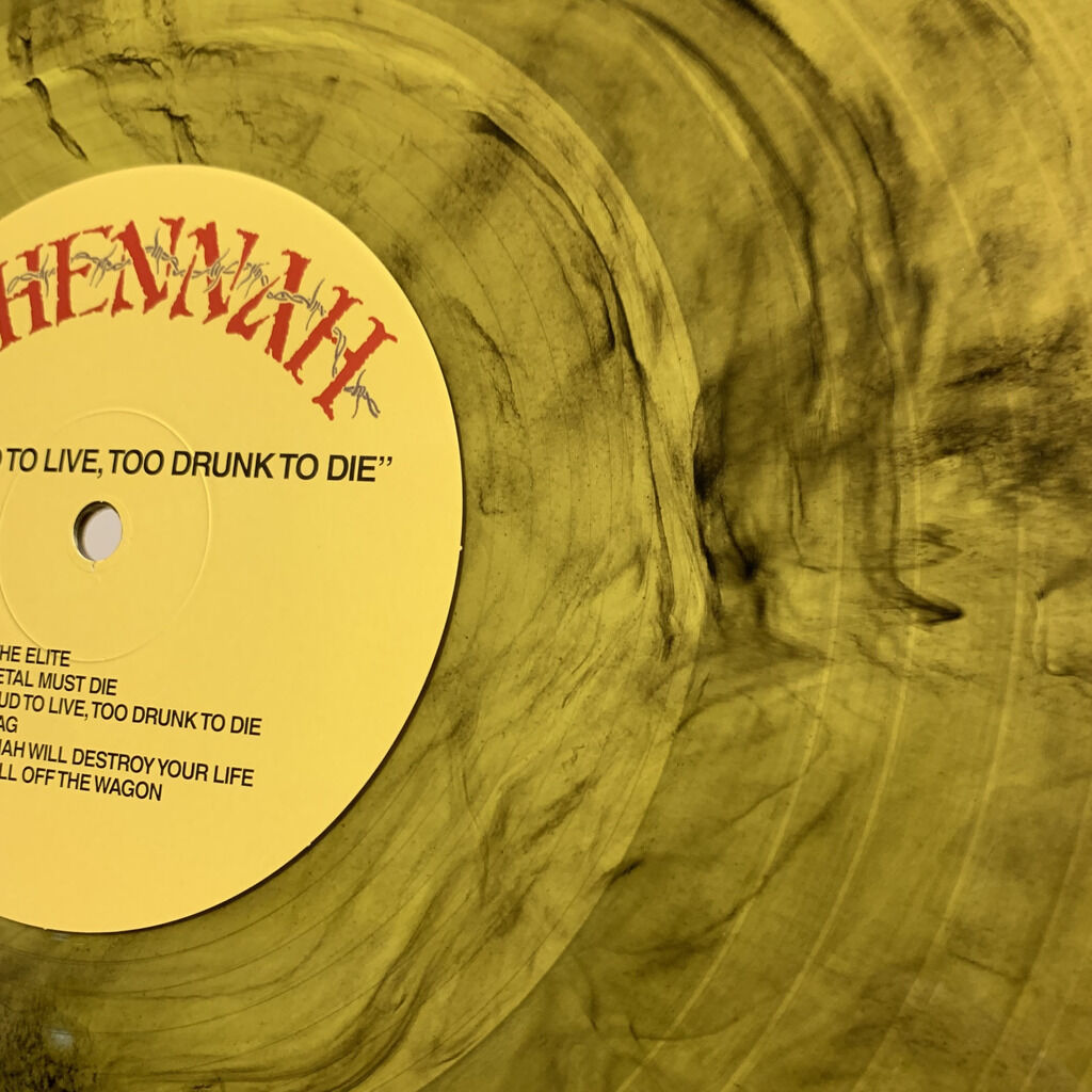 GEHENNAH - Too Loud to Live, Too Drunk to Die LP