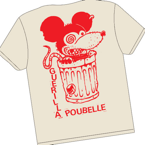 Guerilla Poubelle - TS garbage mouse