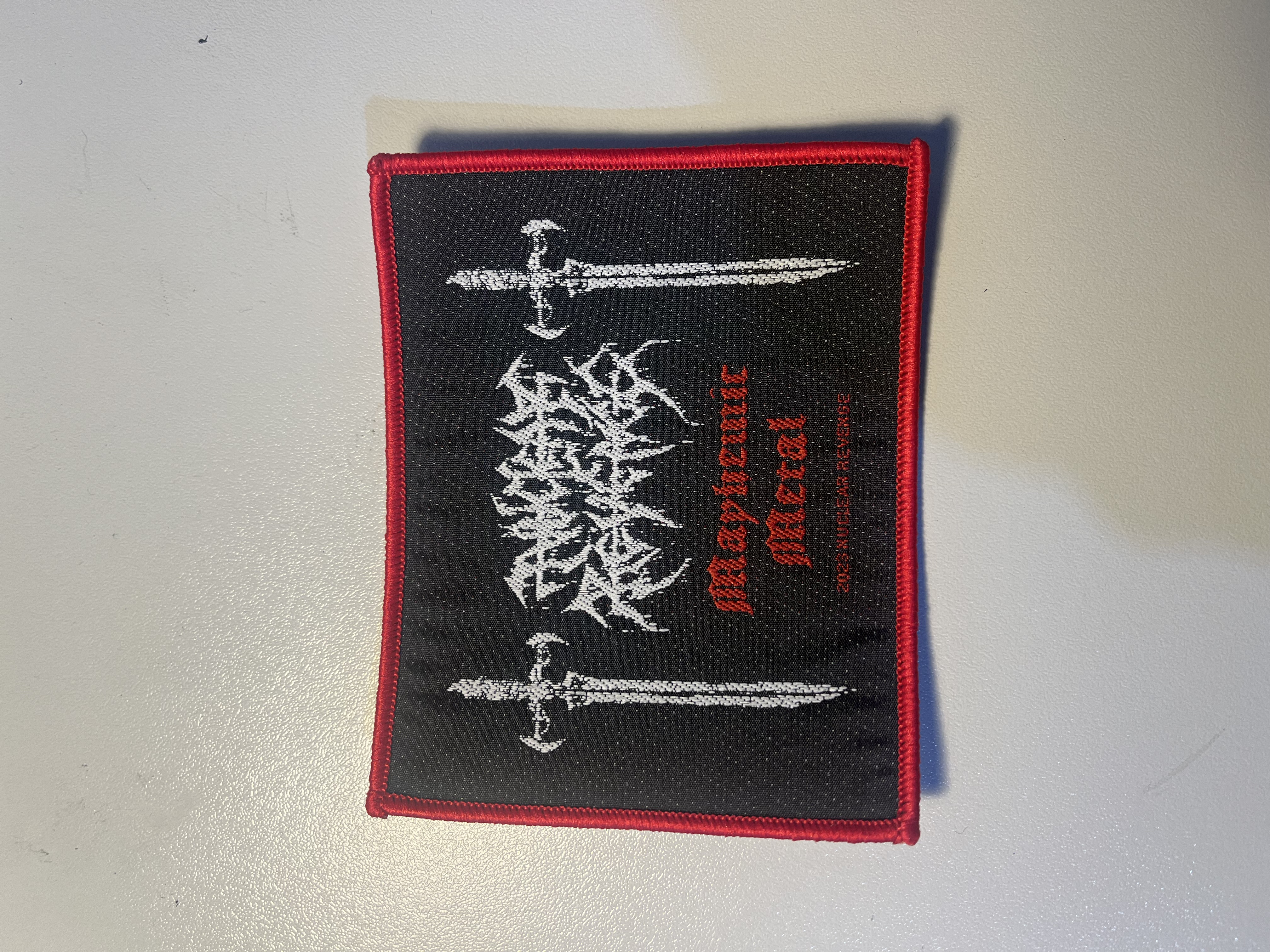 NUCLEAR REVENGE - Mayhemic Metal WOVEN PATCH
