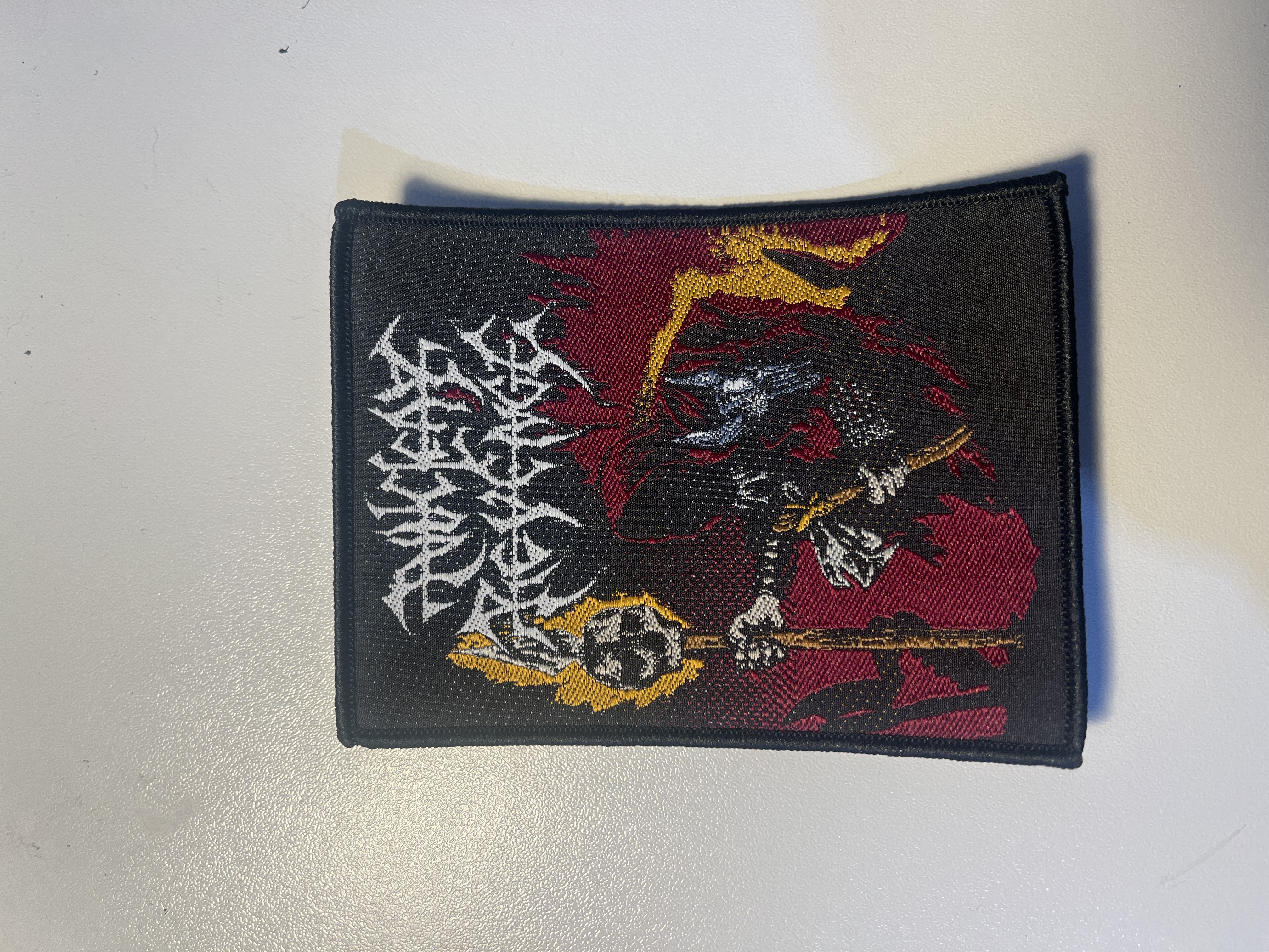 NUCLEAR REVENGE - Dawn of the Pritive Age RECTANGLE WOVEN PATCH