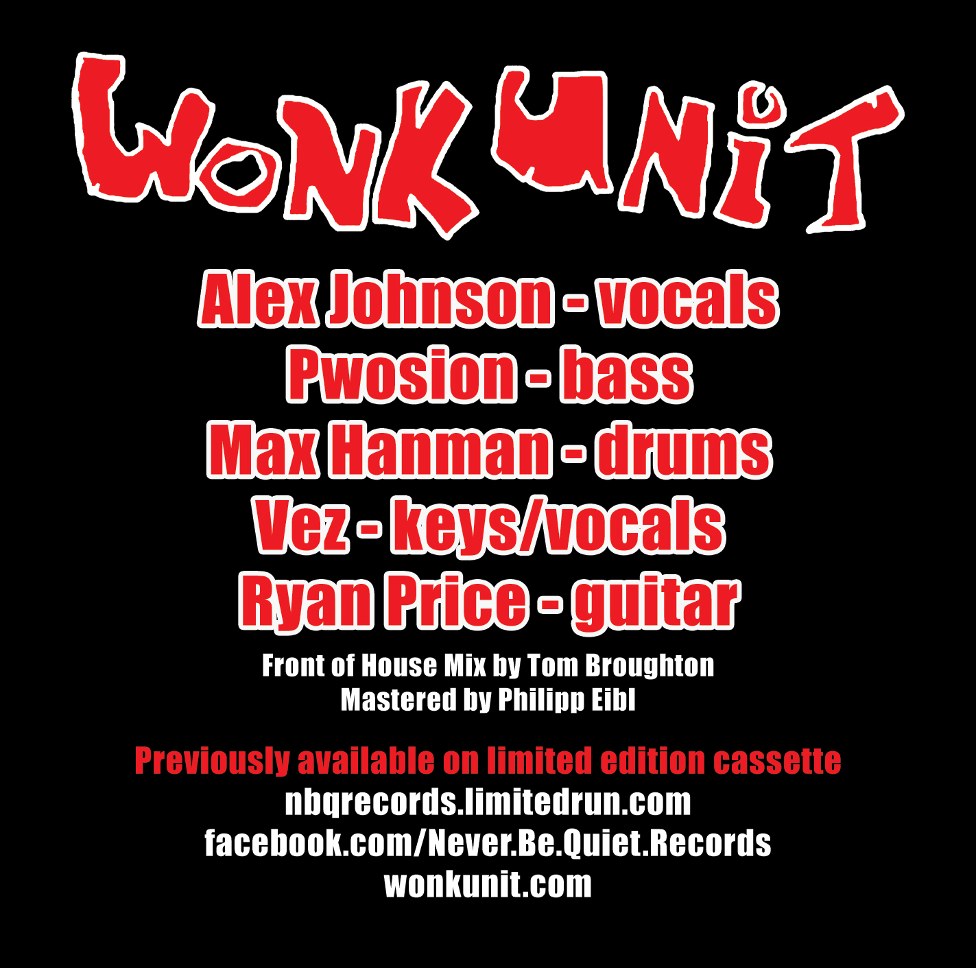 NBQ 010: WONK UNIT - Live at Balter Festival 2025 (CD album)