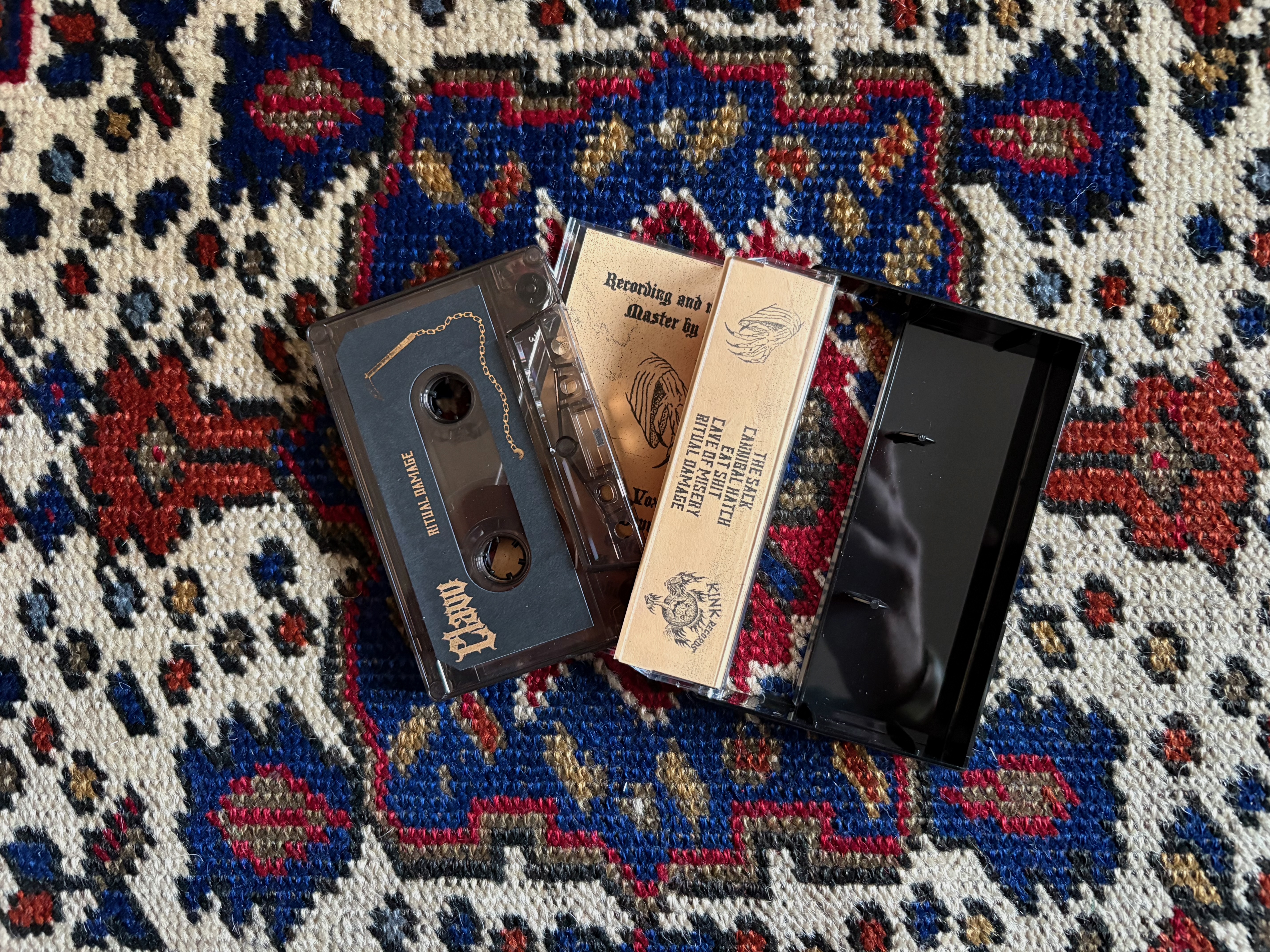 CLAVV - Ritual Damage - Cassette (KINK RECORDS)