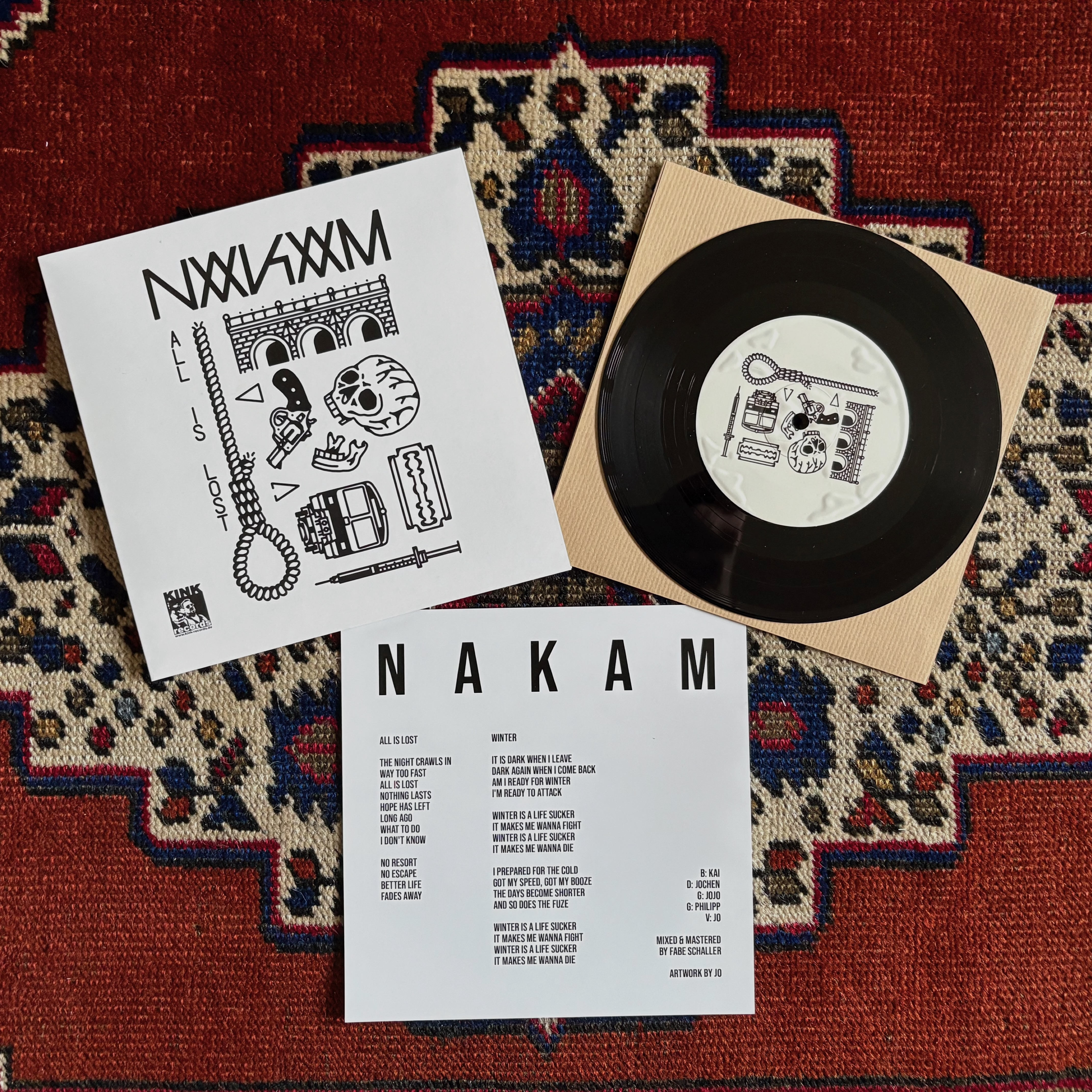AUSGEBOMBT / NAKAM - Split EP - 7