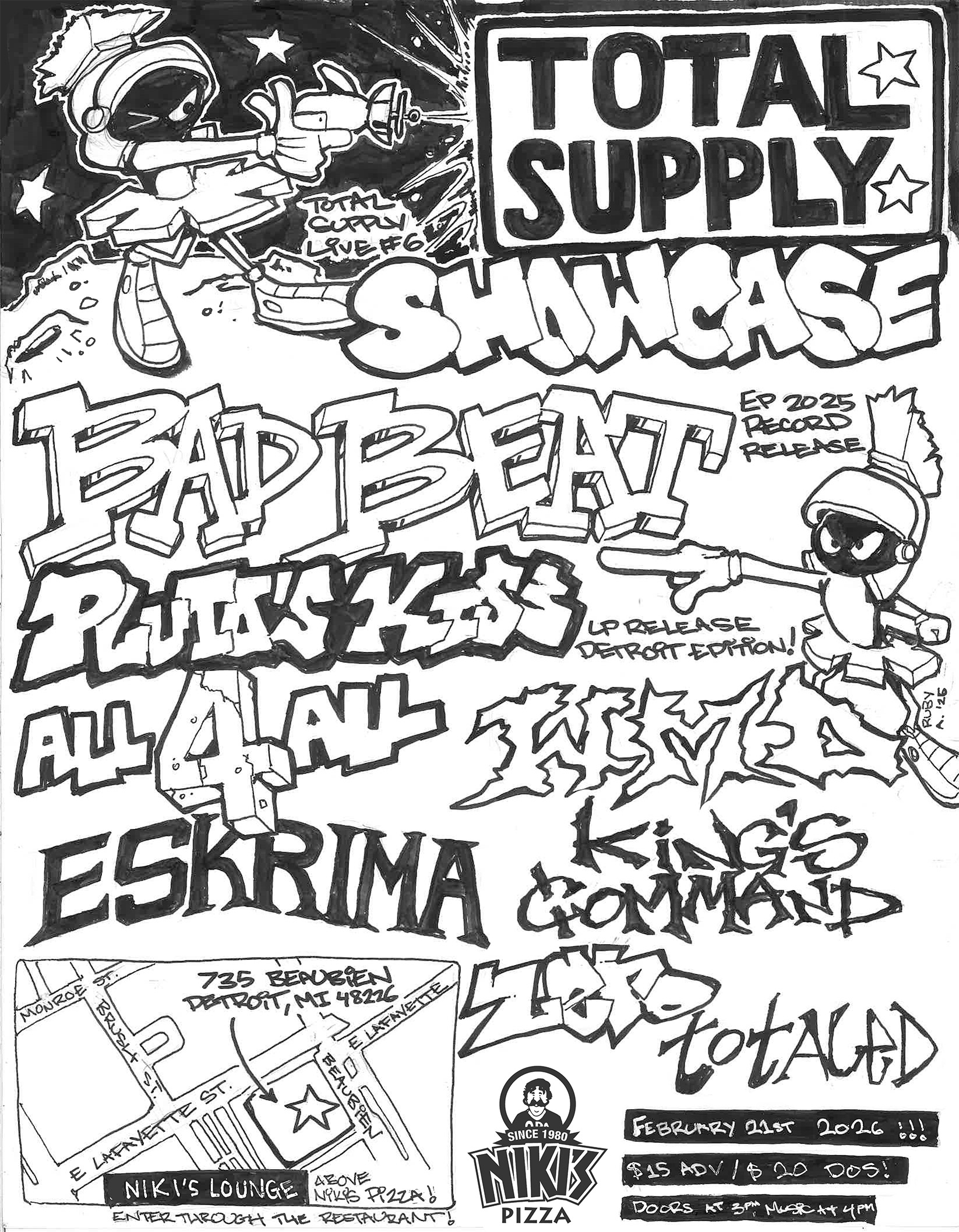 Total Supply Showcase - Presale Ticket