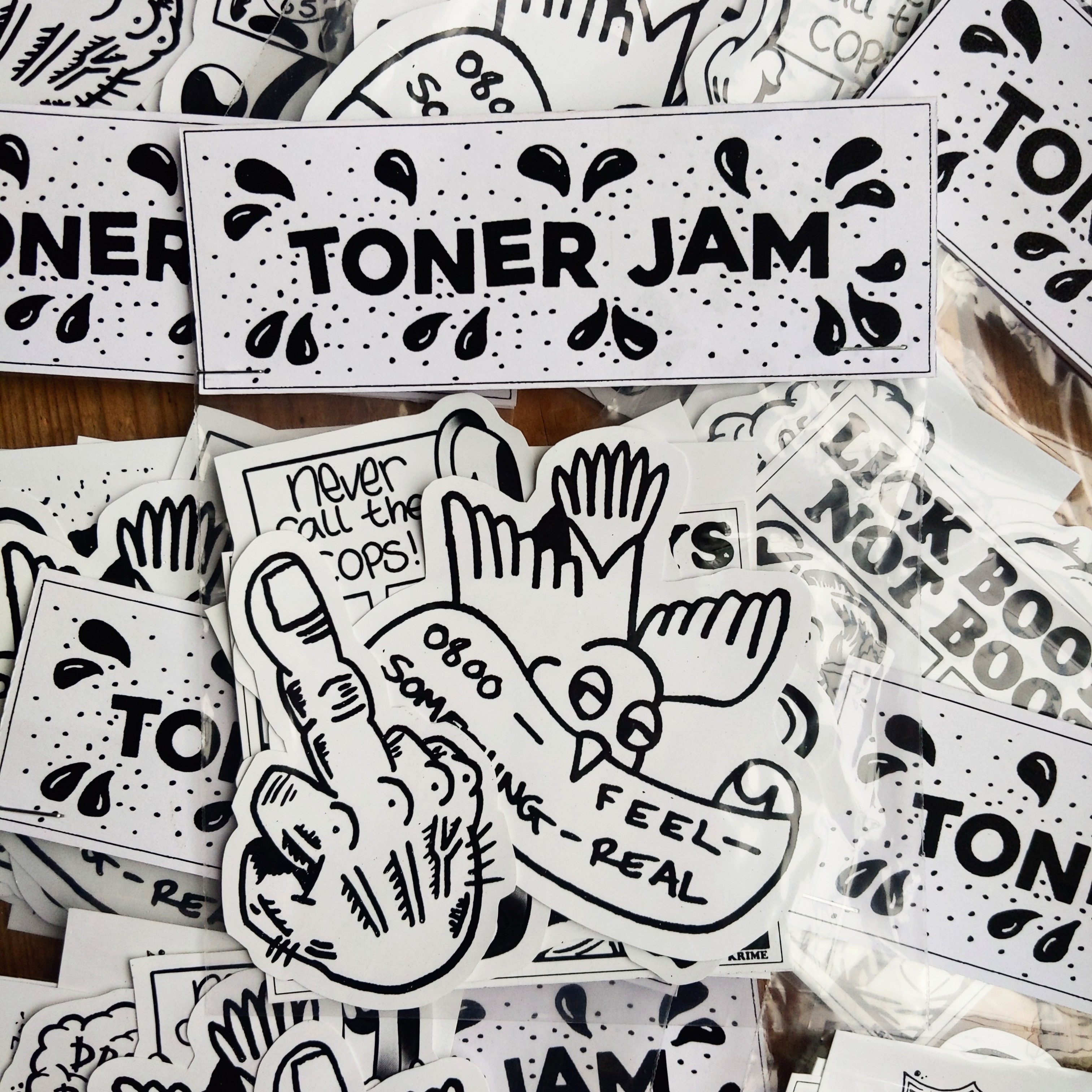 Toner Jam Sticker Pack