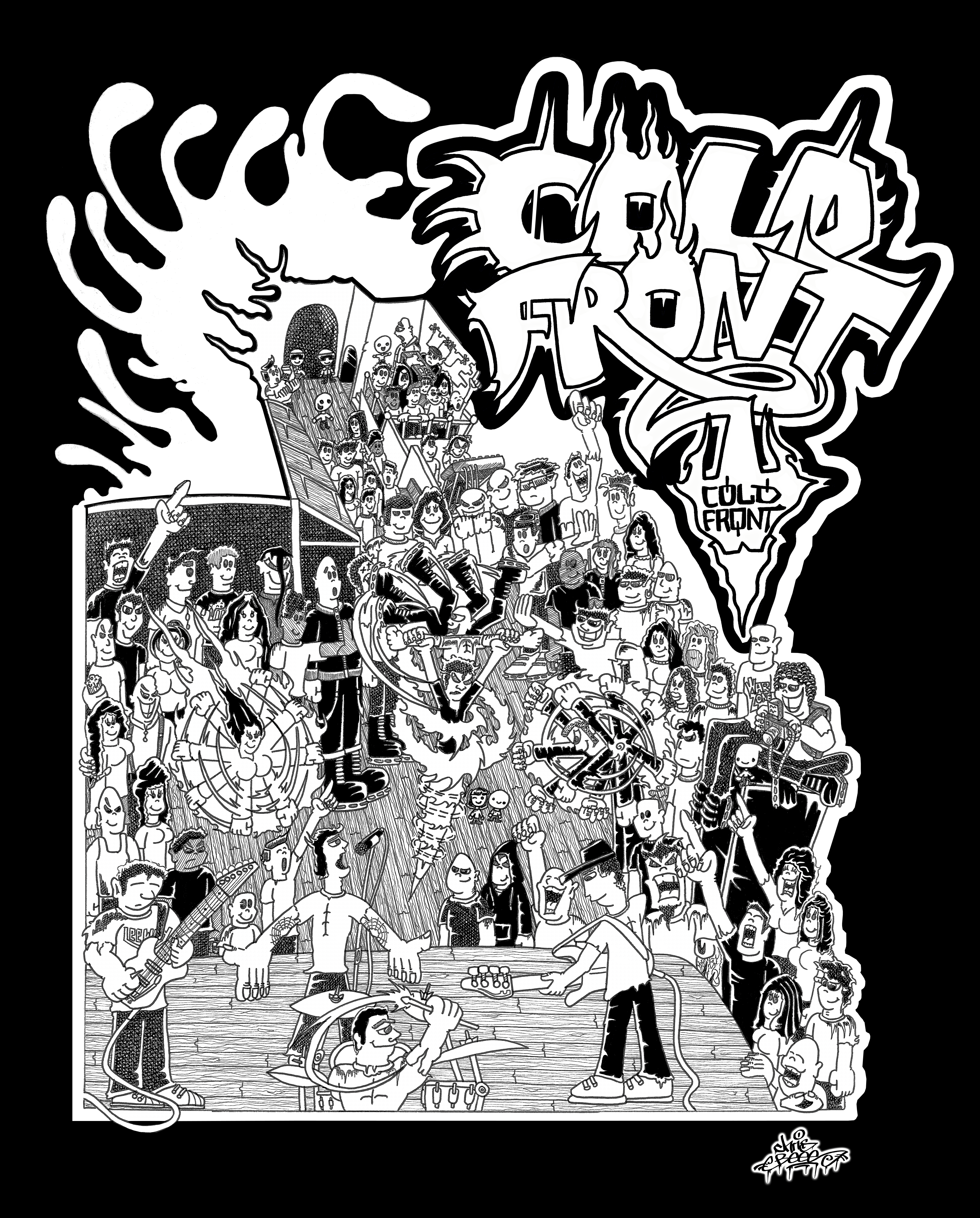 Cold Front shirt - Chris Bee design