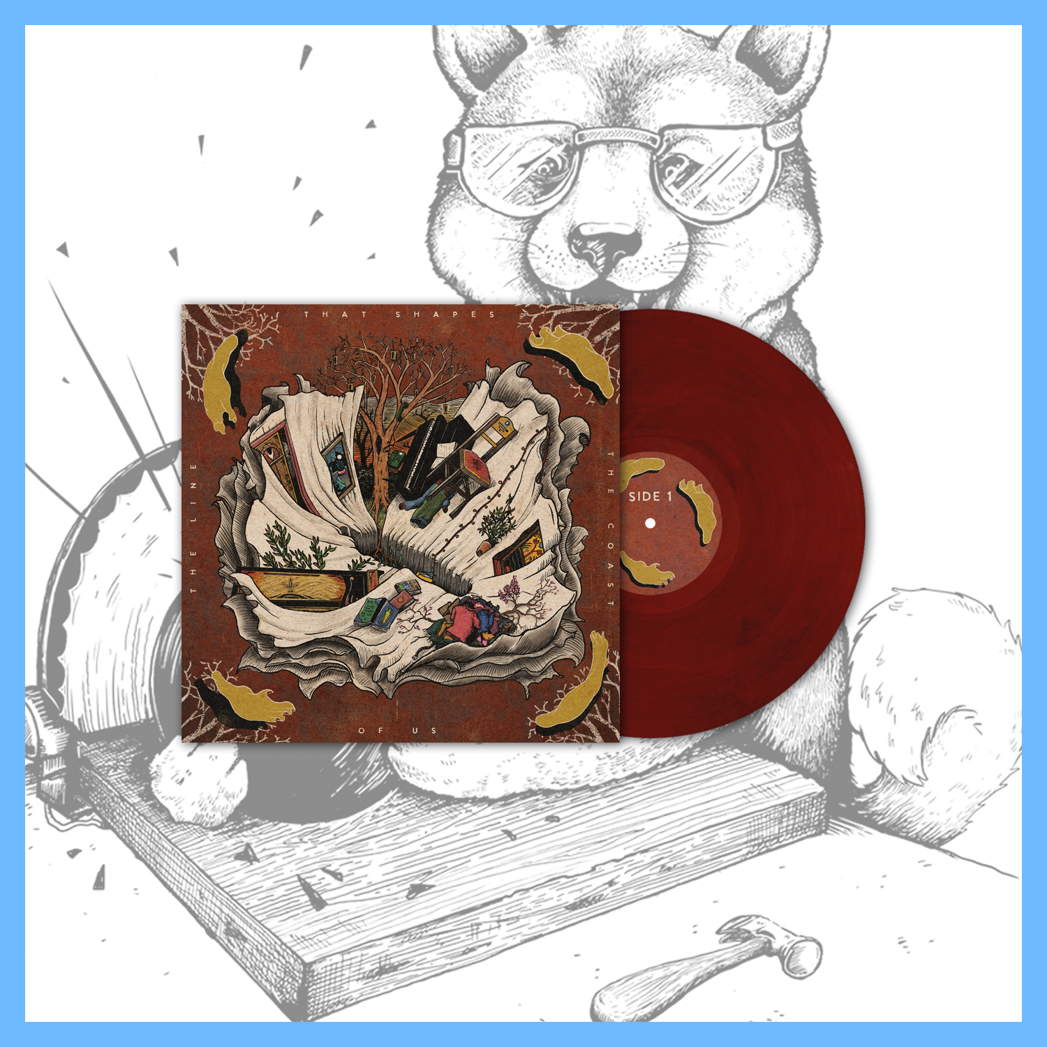 Chalk Hands - The line that shapes the coast of us