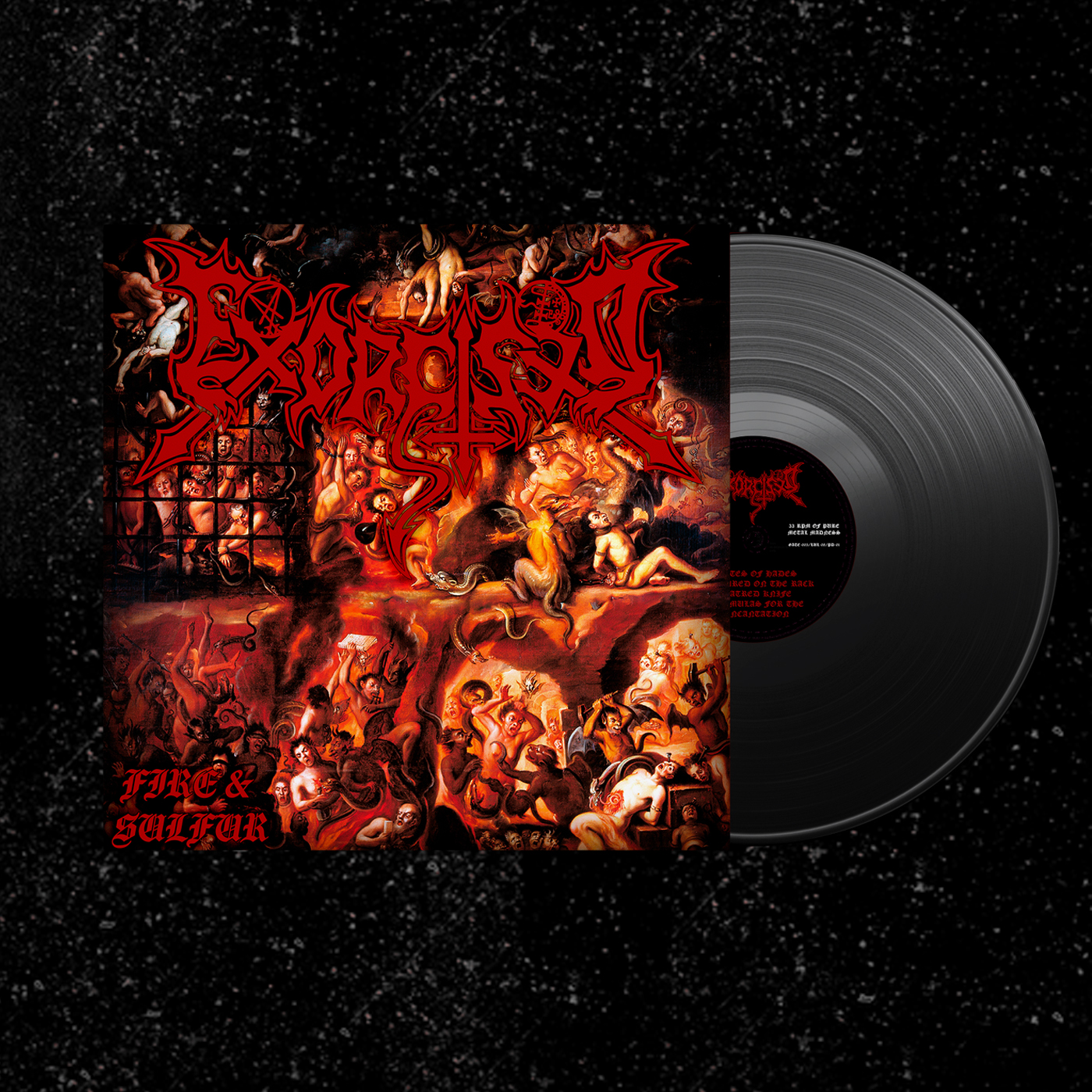 EXORCISED - Fire And Sulfur LP