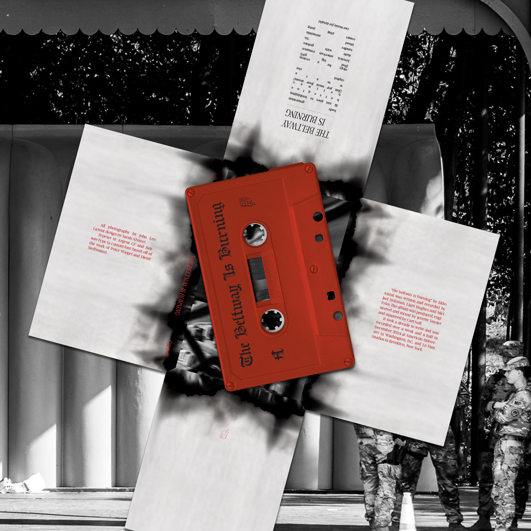 Product shots of Ekko Astral - the beltway is burning