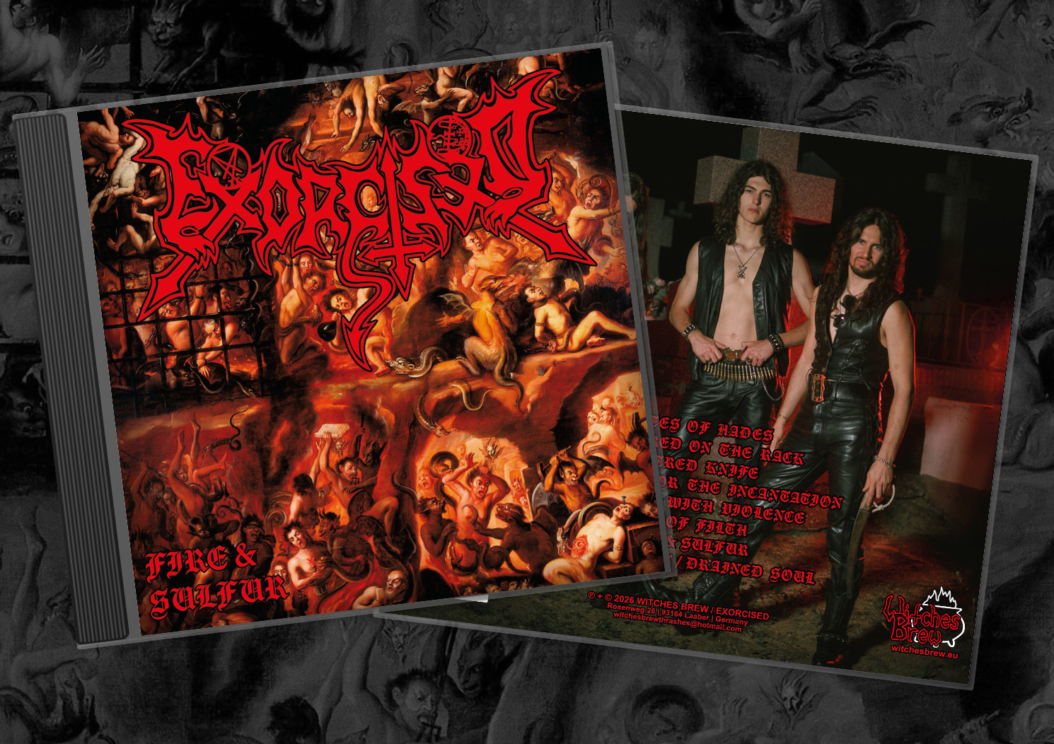 EXORCISED - Fire And Sulfur CD