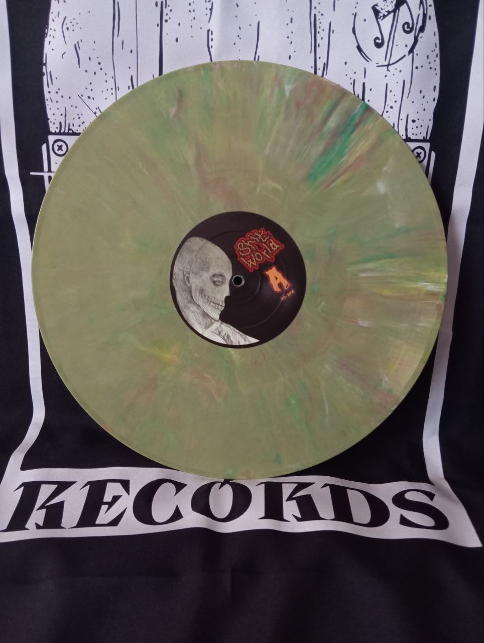 Choked By Own Vomits - Shit World (LP, 2018 Collored vinil) (M/VG+)