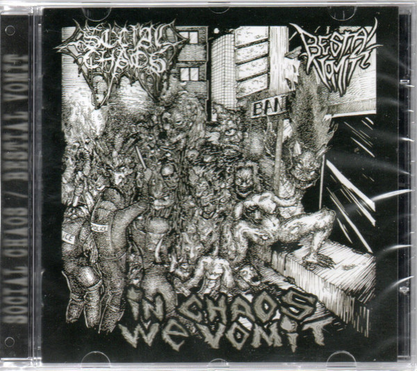 Social Chaos / Bestial Vomit - In Chaos We Vomit (CD, 2022)