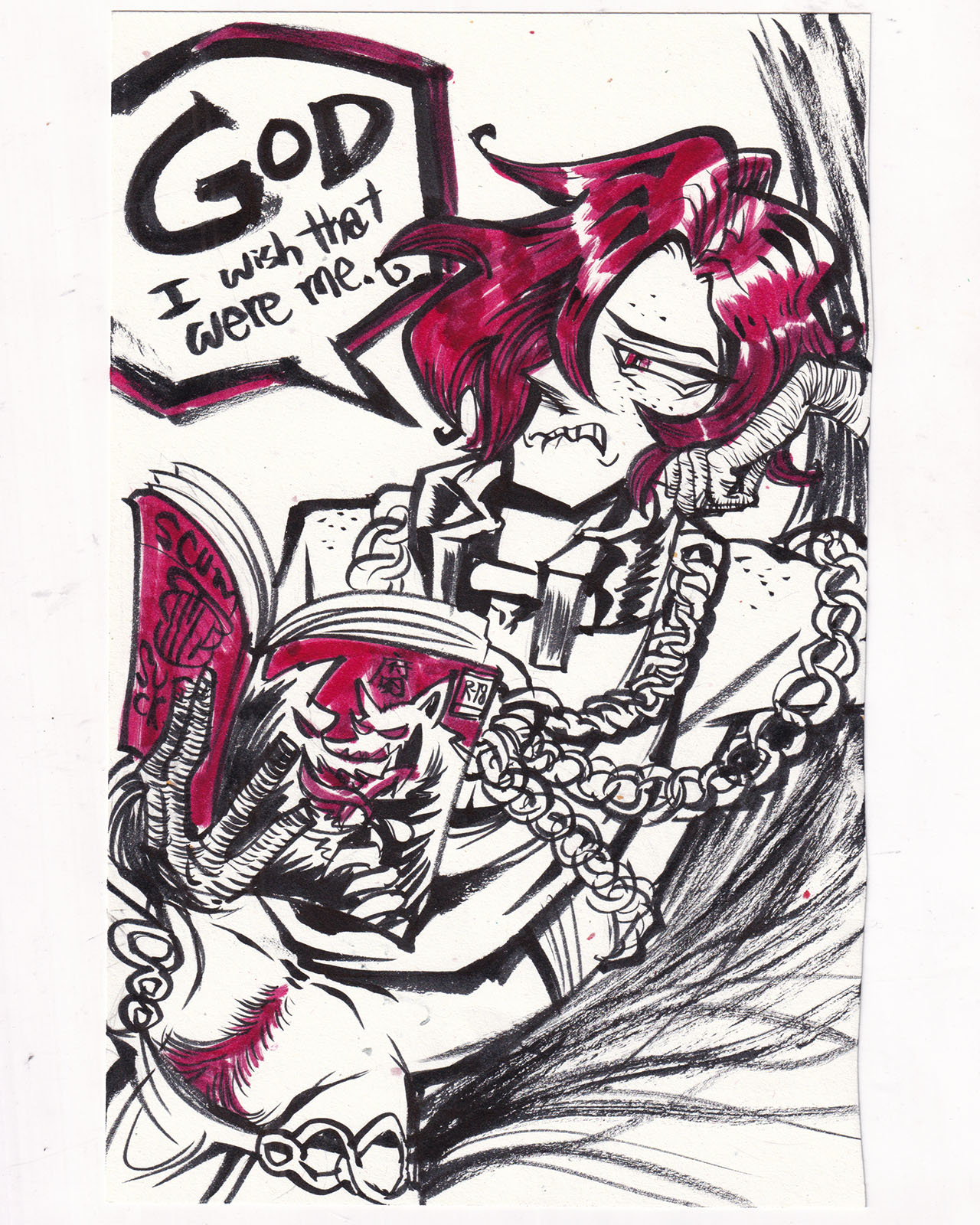 Custom sketch in da mail!