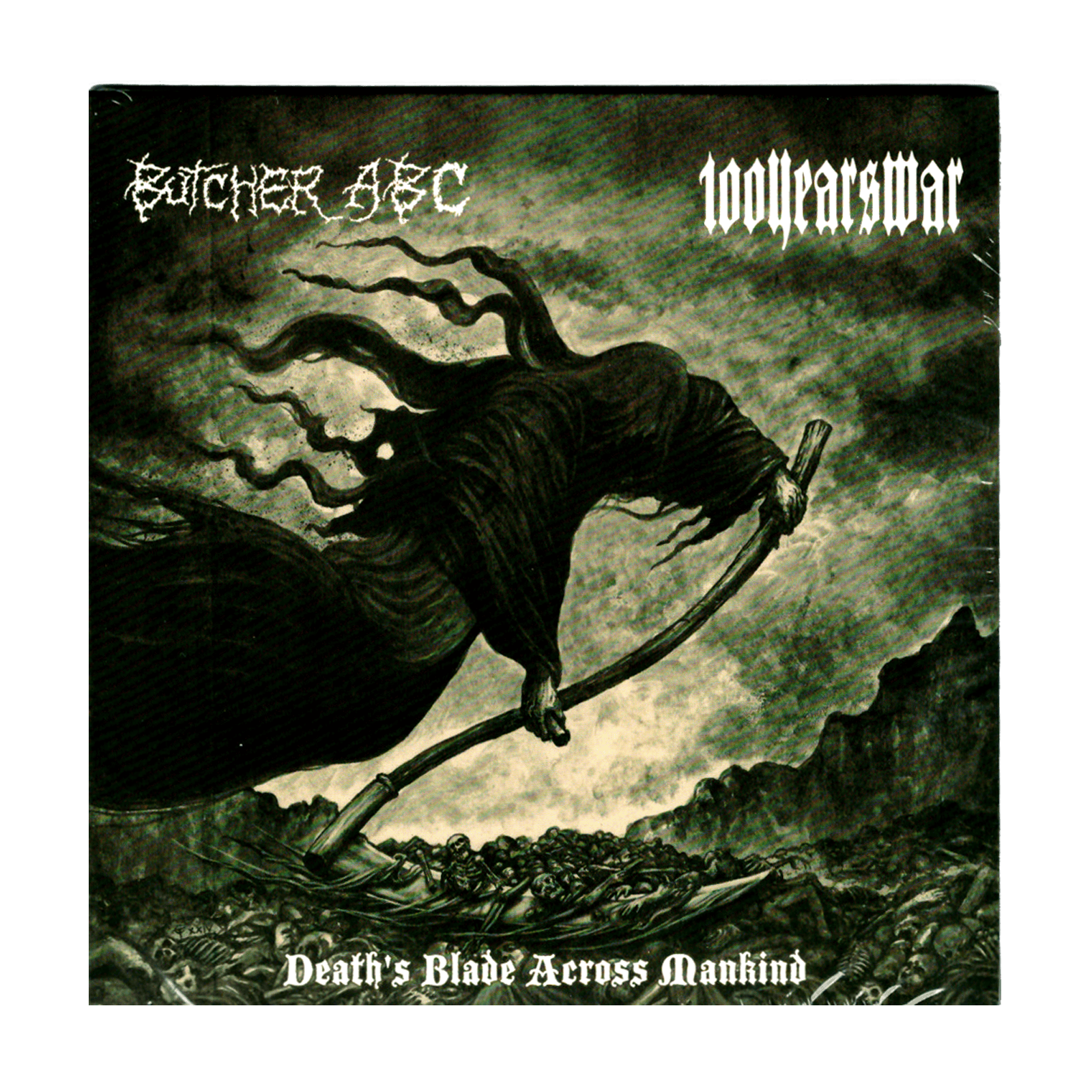 Butcher ABC / 100 Years War 'Death's Blade Across Mankind (Split)' CD