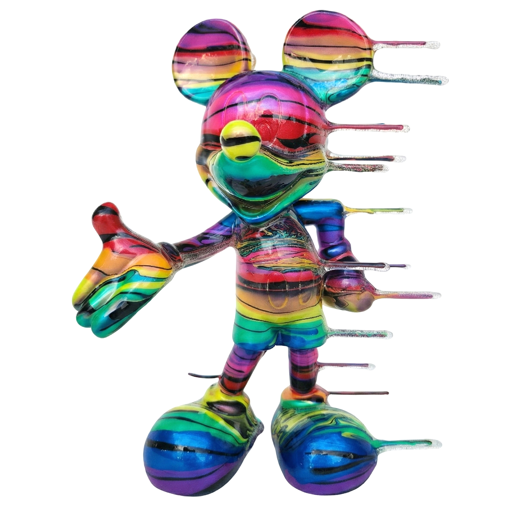 Blown Away Mickey XS - Dark Rainbow