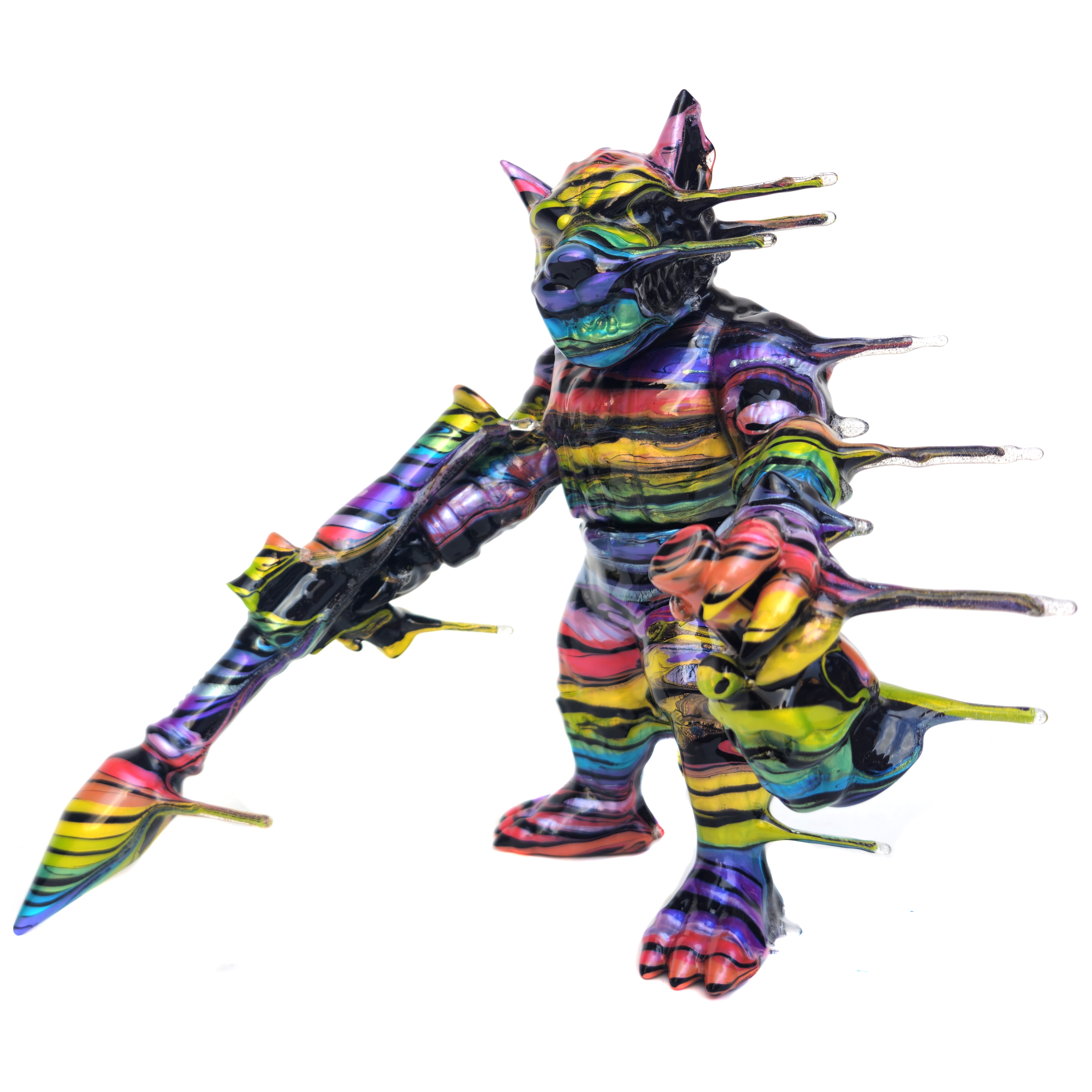 Blown Away Big Rad Wolf - Electric Rainbow