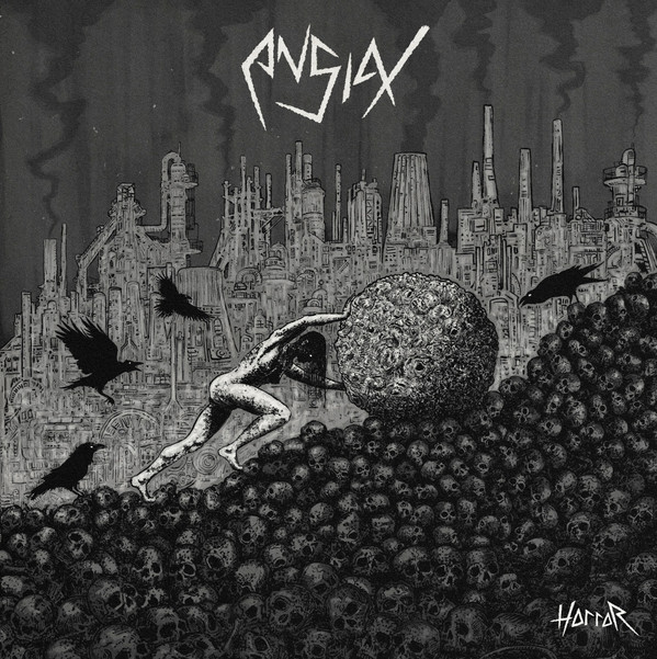 Ansiax / Bakounine - Horror / Fed Up (LP, grey, 2024) (M/NM)