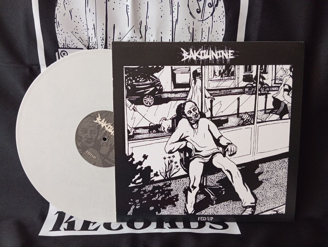 Ansiax / Bakounine - Horror / Fed Up (LP, grey, 2024) (M/NM)