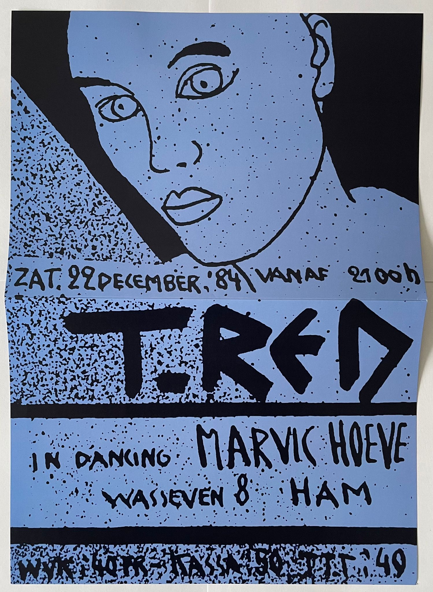 T-RED - Partie 1984-1985 LP (NR015) BLUE VINYL