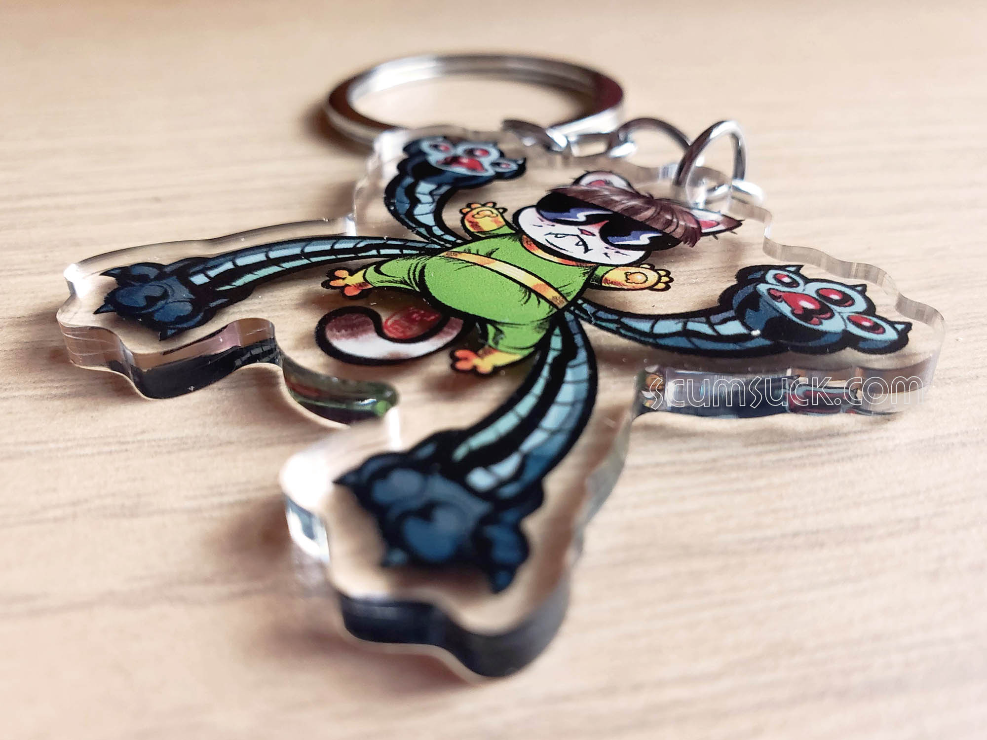 Charm: Spidery Doc Ock Kitty