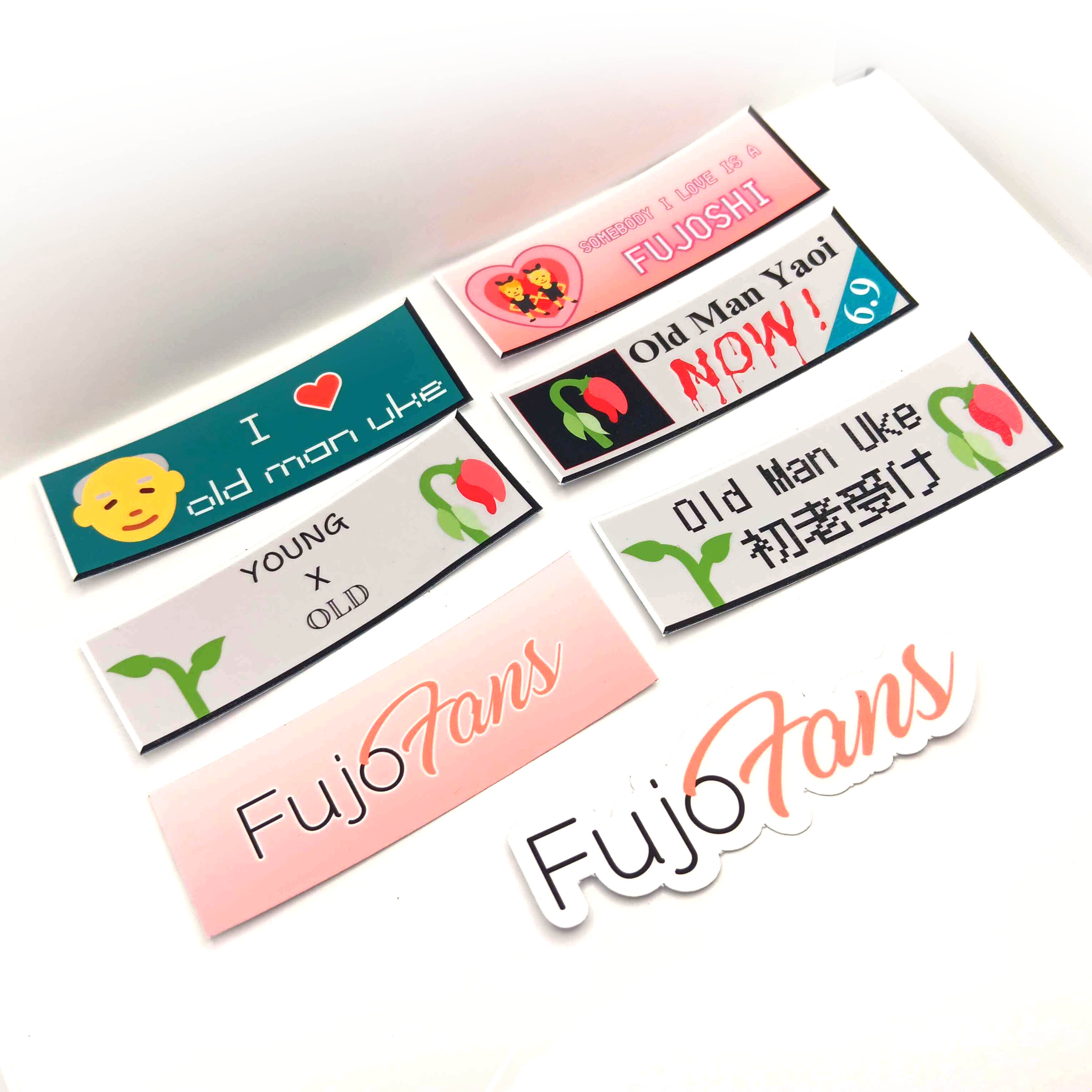 Stickers: Y2K Fujoshi