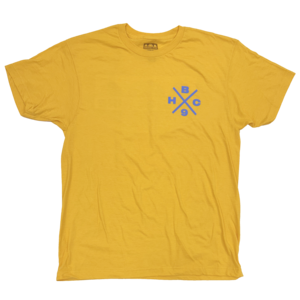 Bridge Nine B9xHC Pocket Print T-Shirt (Heather Yellow)