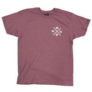 Bridge Nine B9xHC Pocket Print T-Shirt (Heather Cassis)