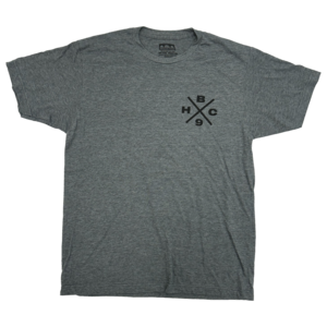 Bridge Nine B9xHC Pocket Print T-Shirt (Heather Charcoal)