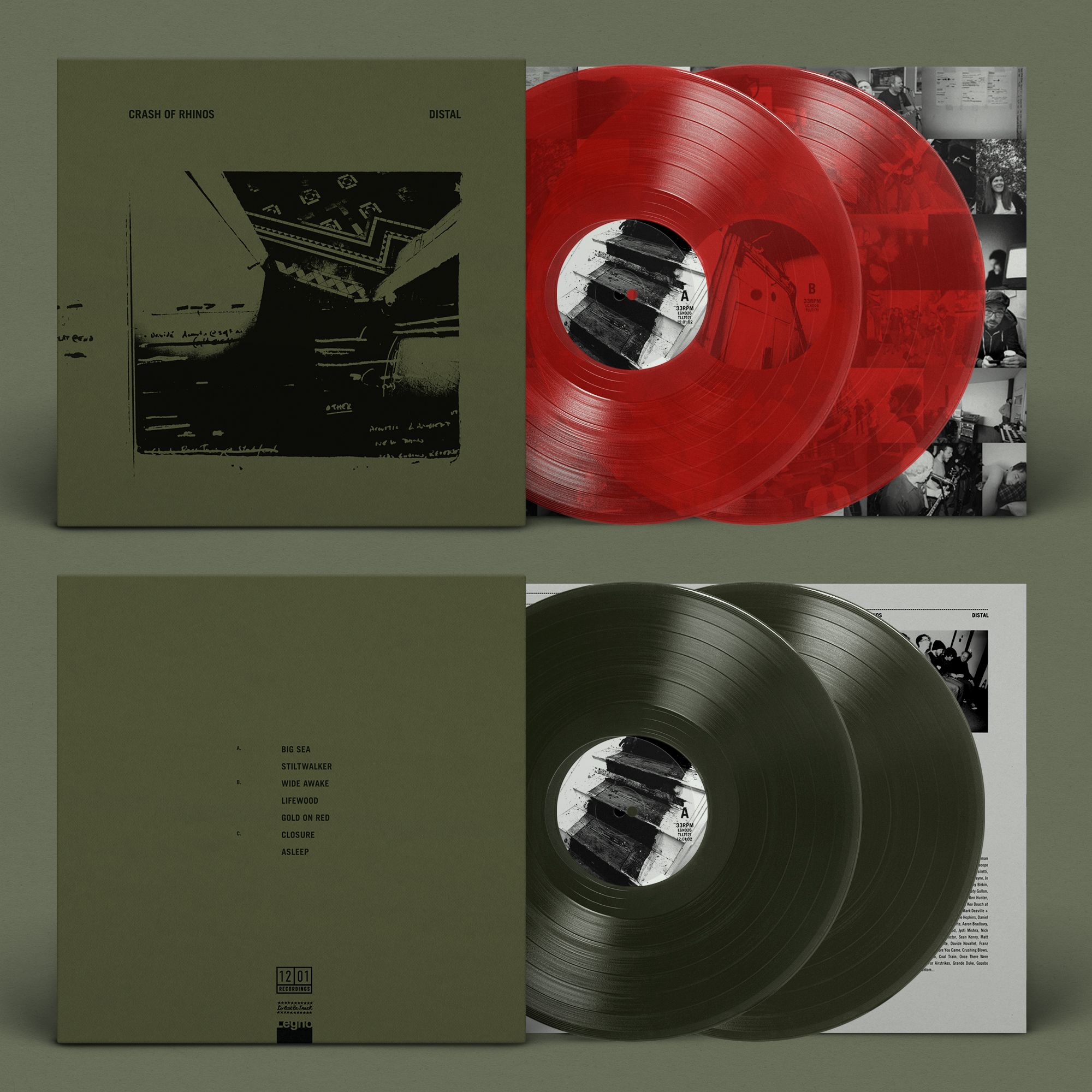 Crash of Rhinos - Distal 2xLP (repress 2026 TLLT edition)
