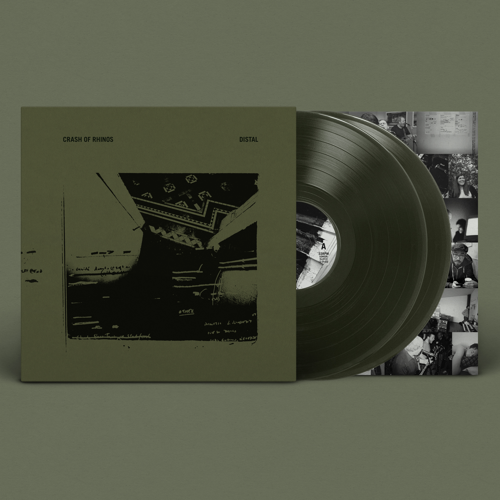 Crash of Rhinos - Distal 2xLP (repress 2026 TLLT edition)