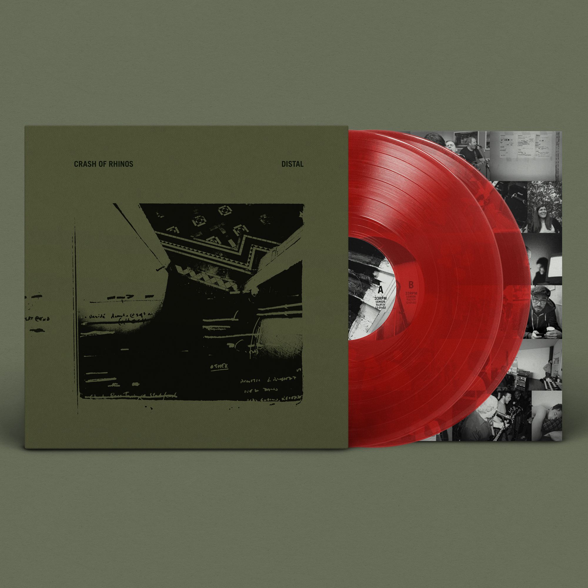 Crash of Rhinos - Distal 2xLP (repress 2026 TLLT edition)