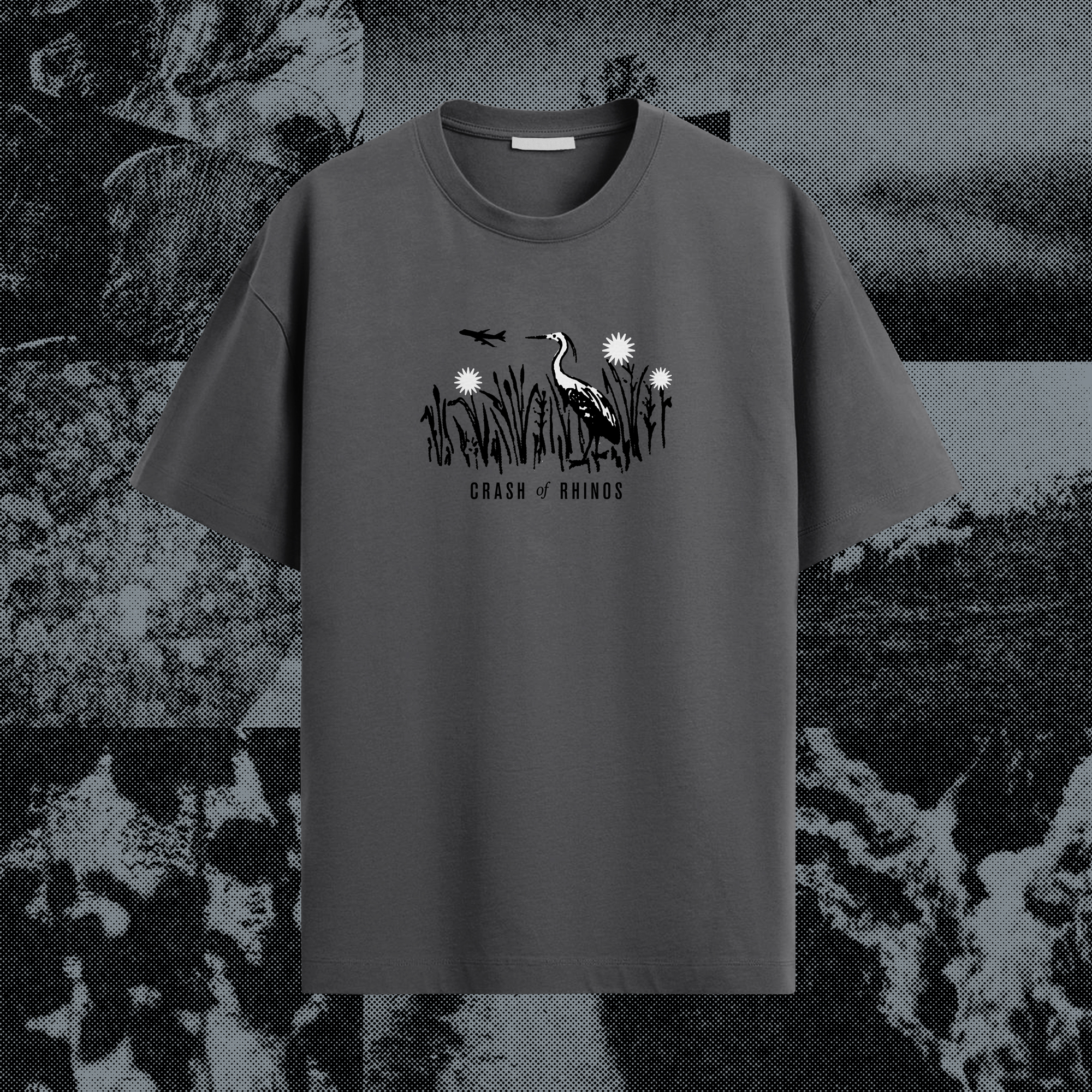 Crash of Rhinos - Logbook Tshirt