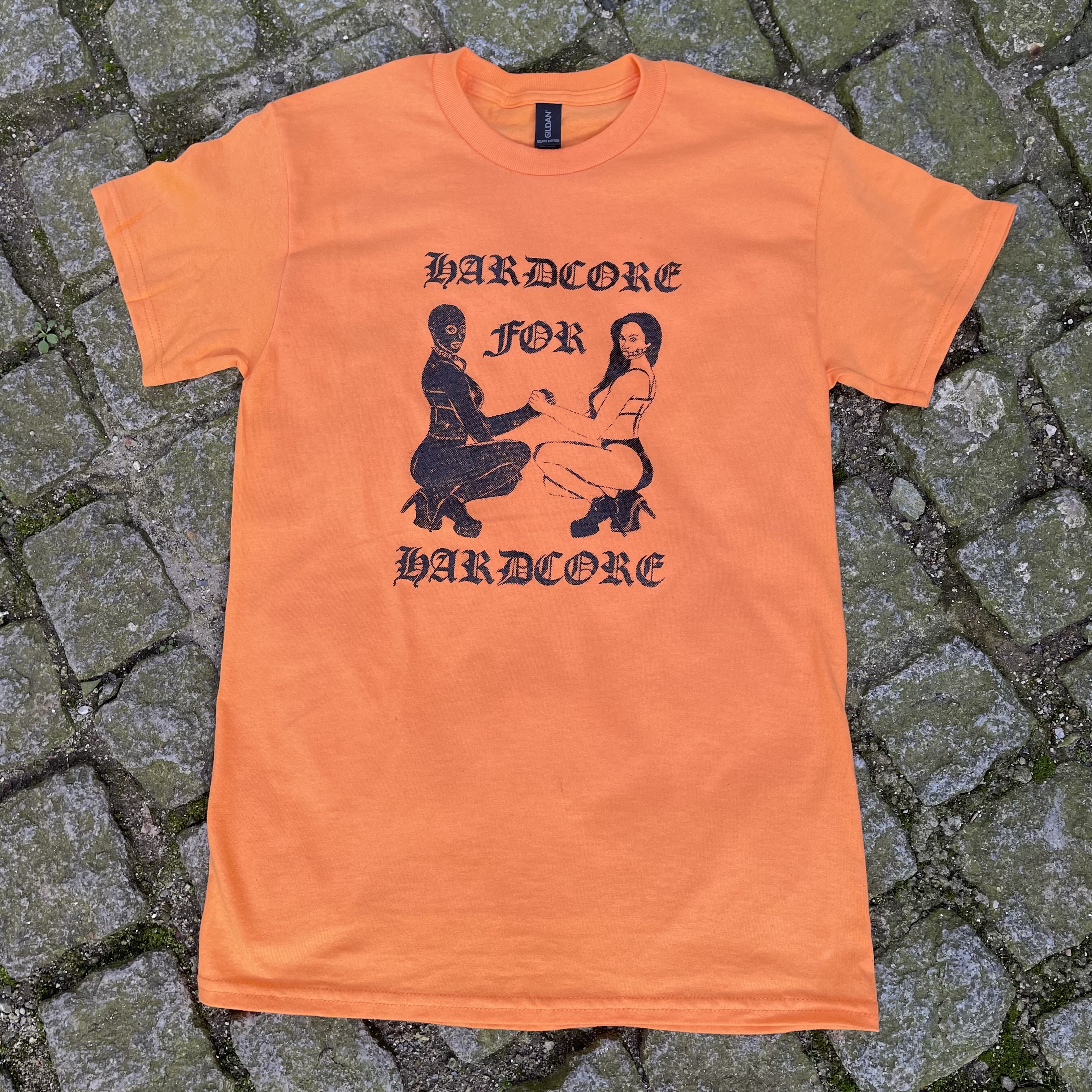 Hardcore for Hardcore (orange) shirt