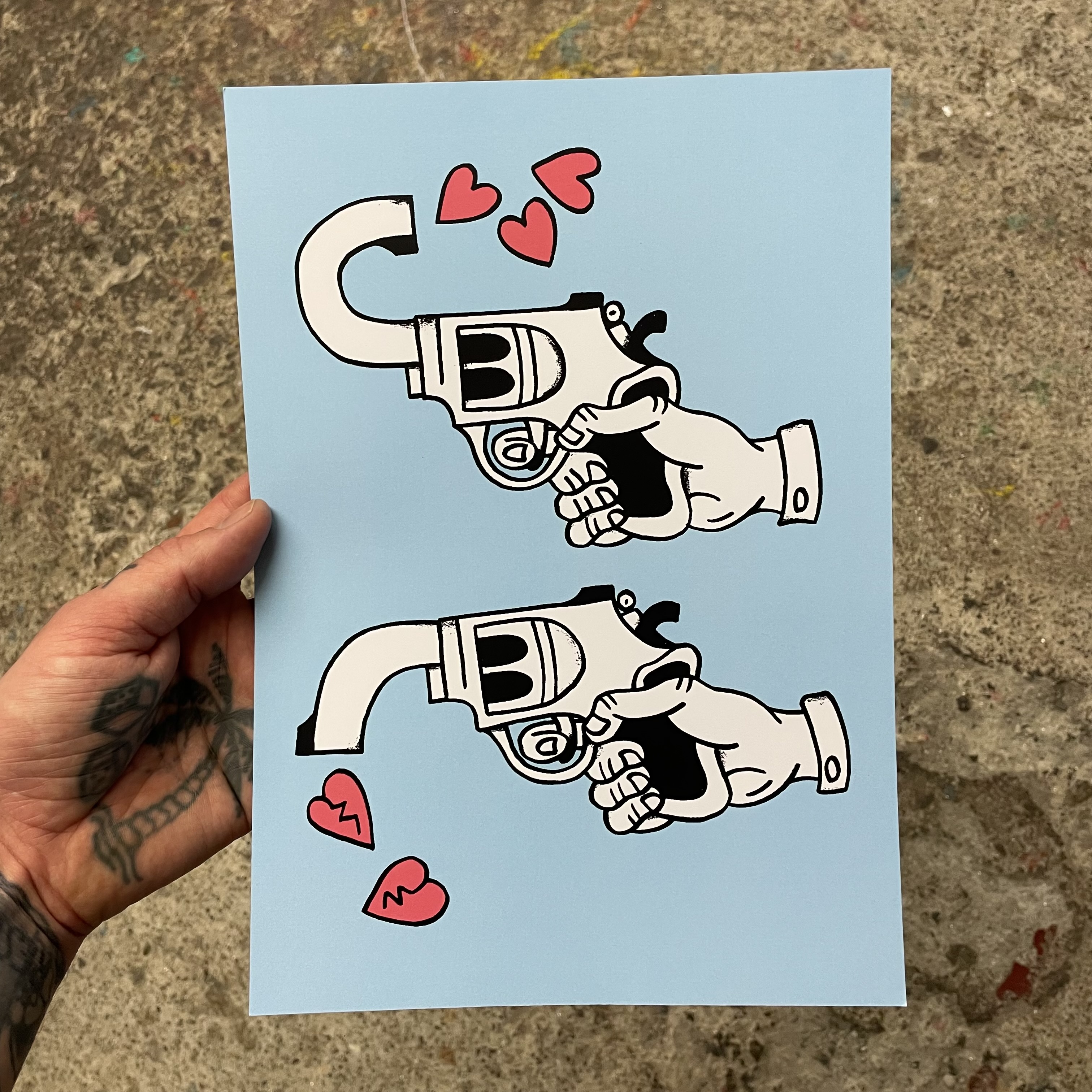 Love Gun Print