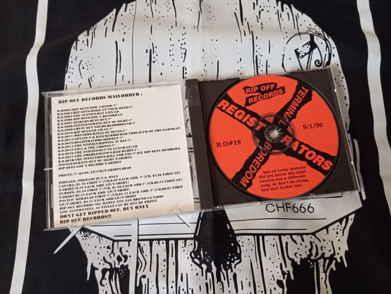 Registrators - Terminal Boredom (CD, 1996) (NM/NM)