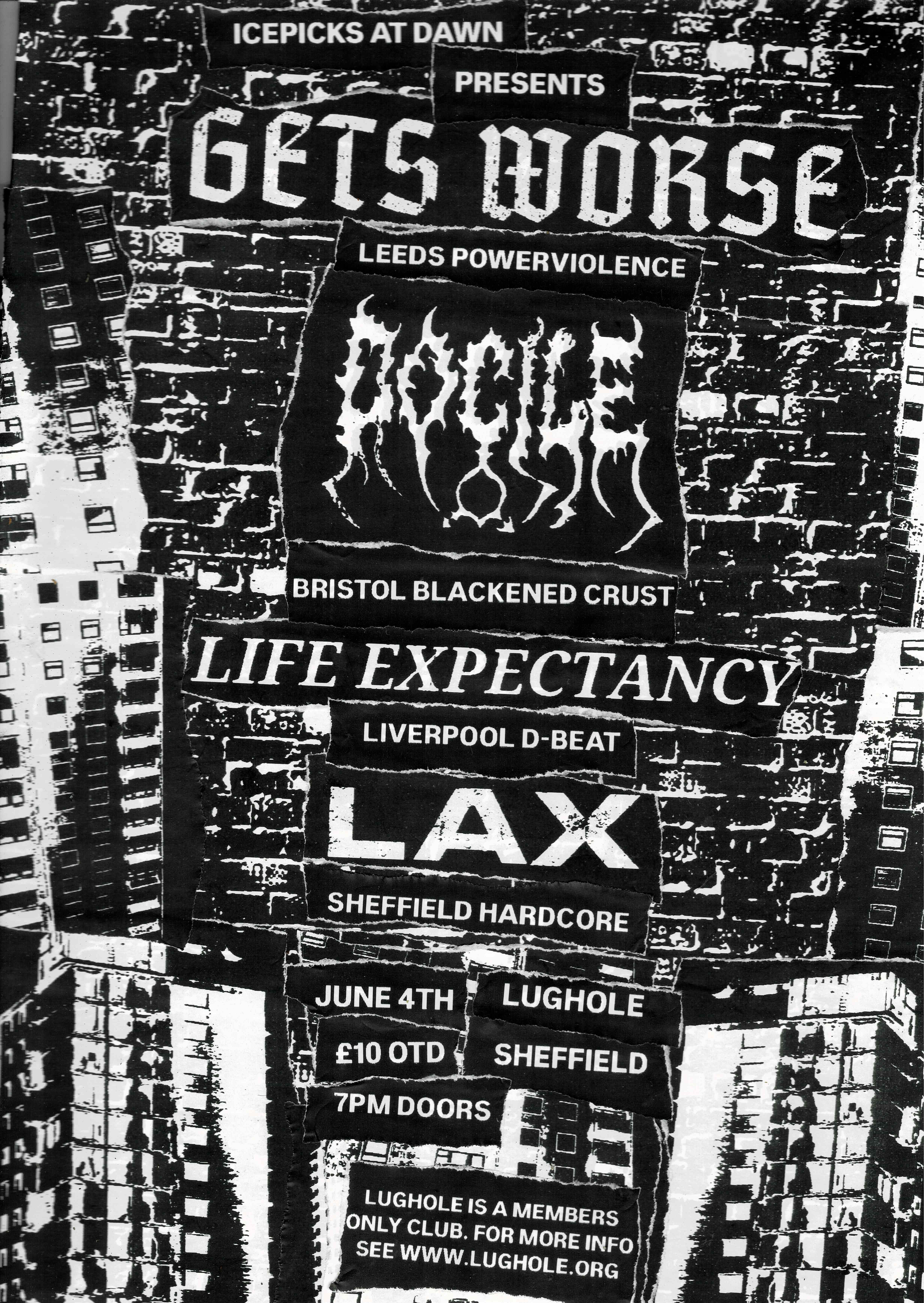 Gets Worse + Docile + Life Expectancy + Lax