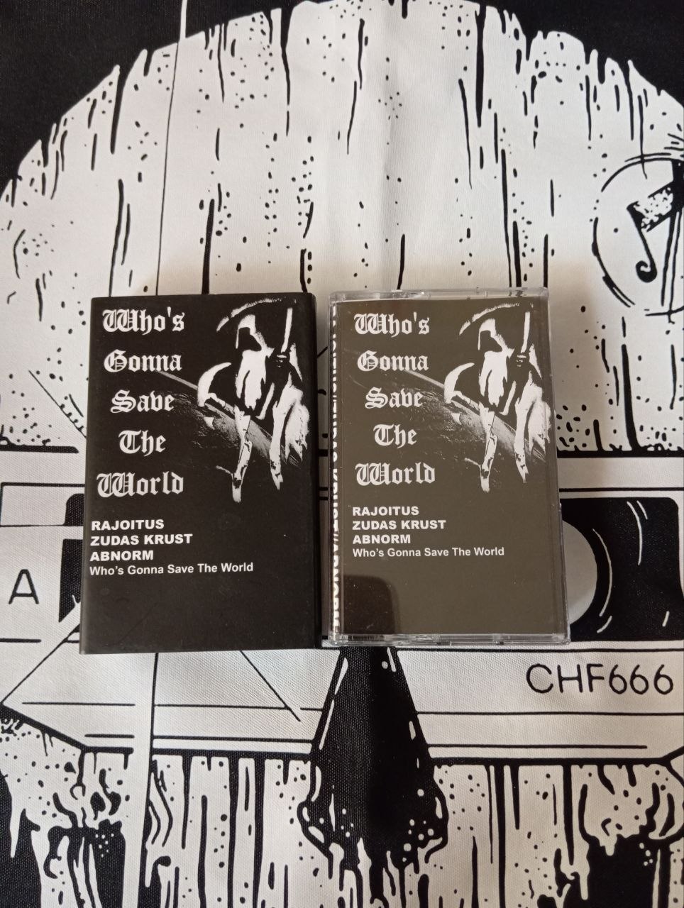 3 Way Split - Rajoitus / Zudas Krust / ABNORM - Who's Gonna Save The World (cs, 2016)