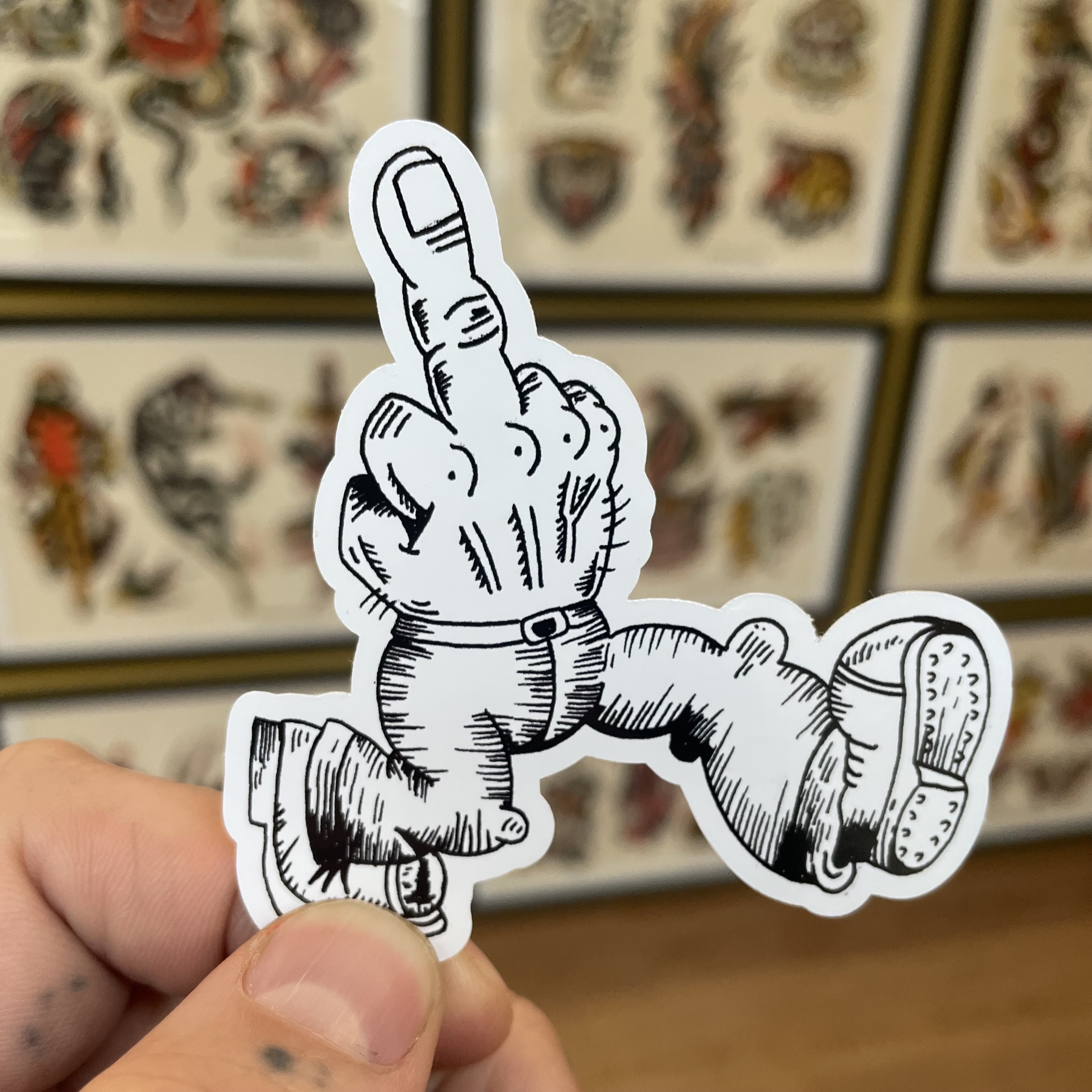 Fuck you sticker