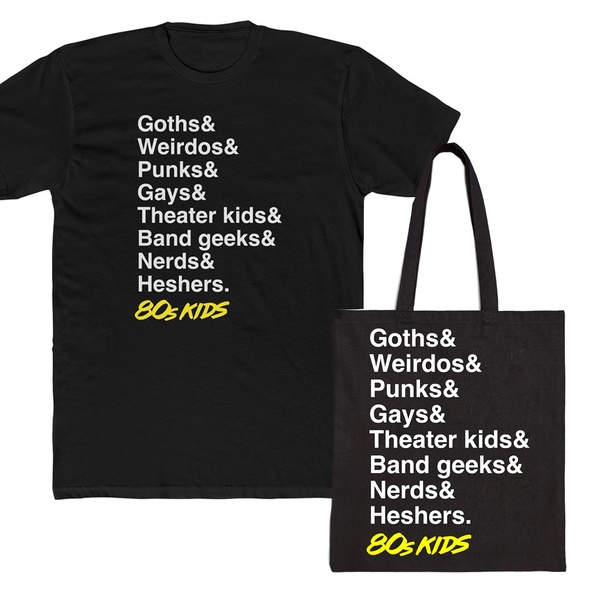 Goths & Weirdos tee / tote
